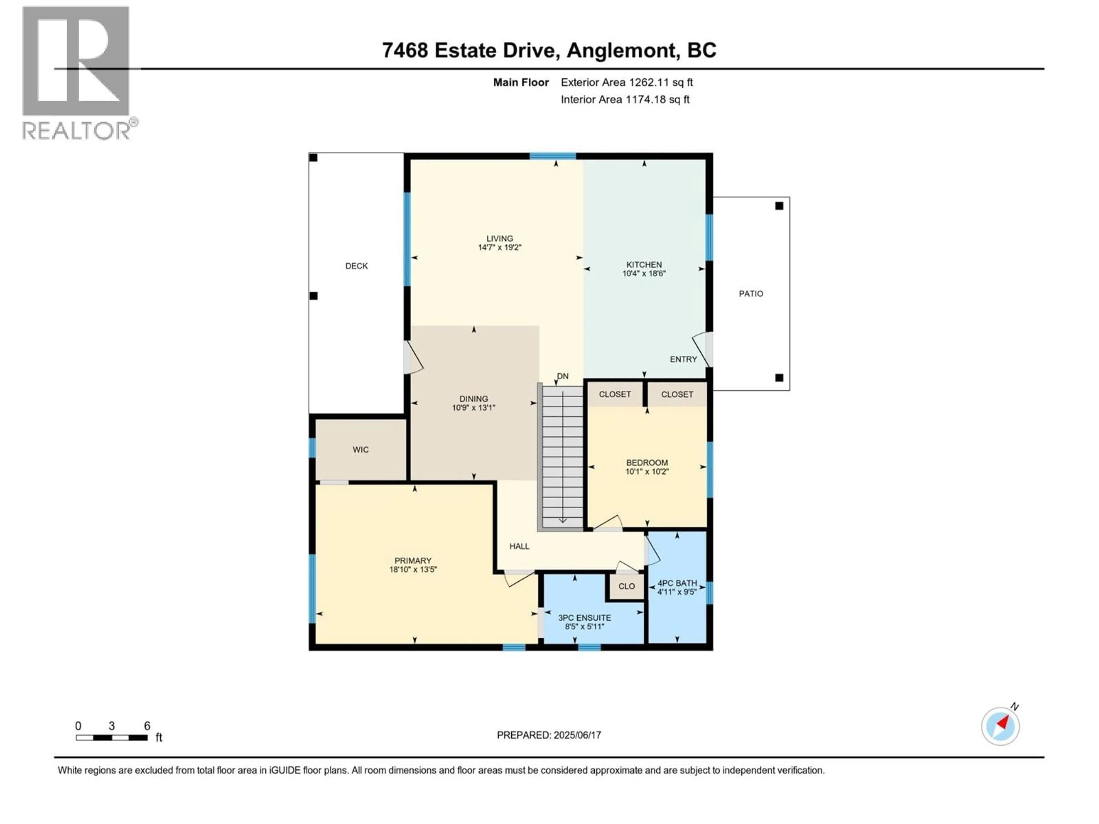 Floor plan for 7468 ESTATE DRIVE, Anglemont British Columbia V0E1M8