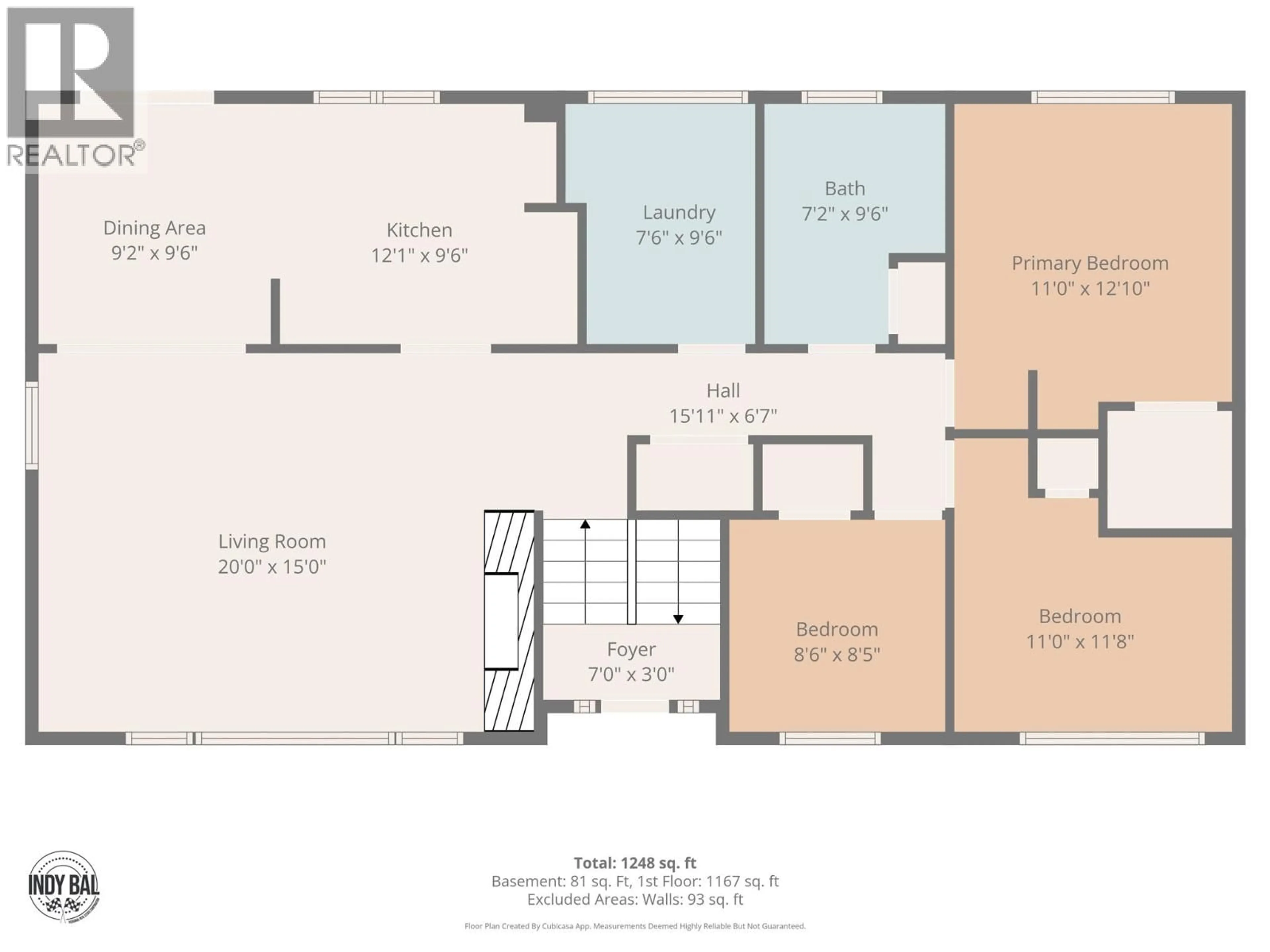 Floor plan for 1942 FLEETWOOD AVENUE, Kamloops British Columbia V2B4S4