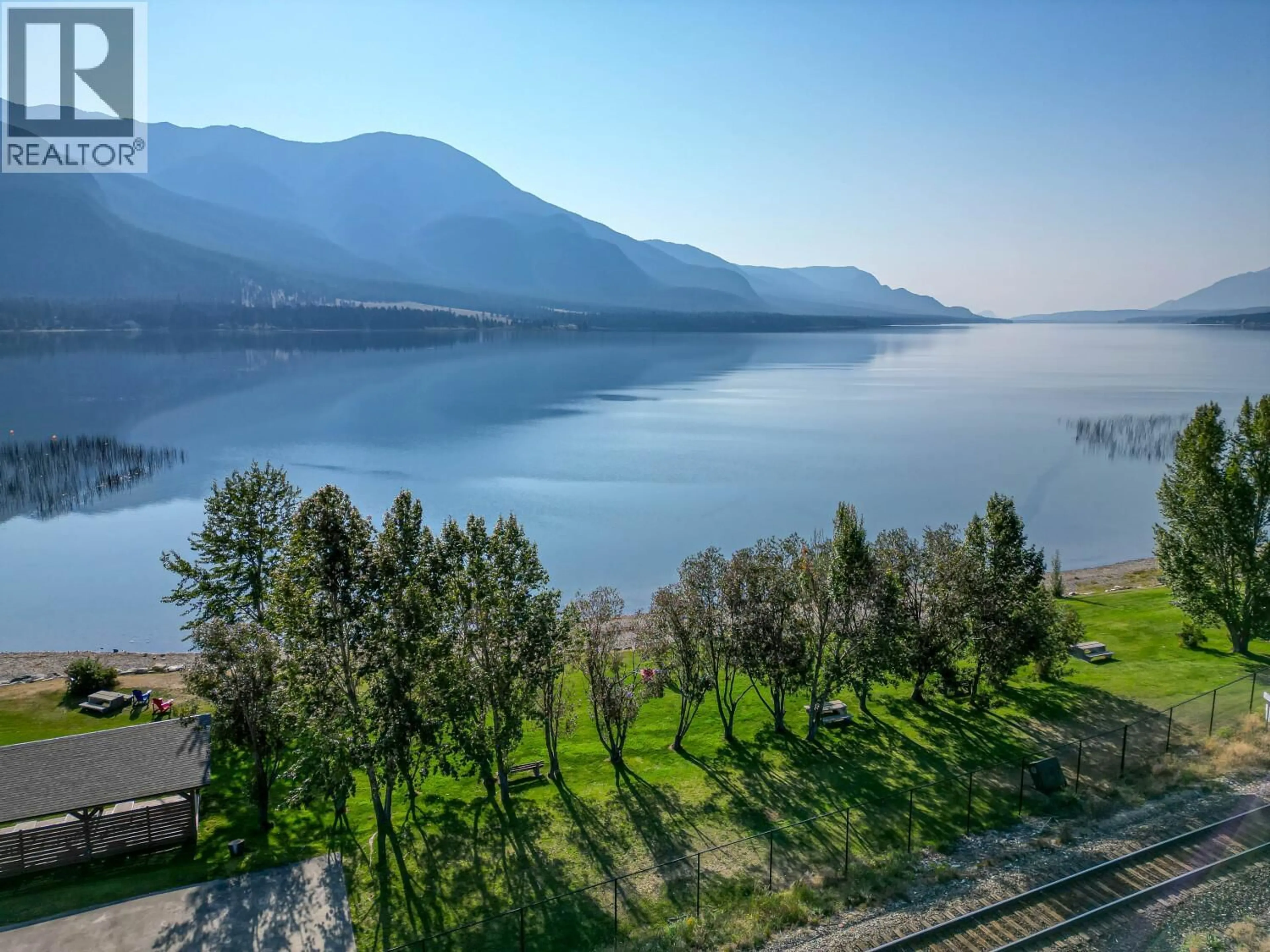 A pic from outside/outdoor area/front of a property/back of a property/a pic from drone, water/lake/river/ocean view for 4541 COLUMERE ROAD, Fairmont Hot Springs British Columbia V0B1L2