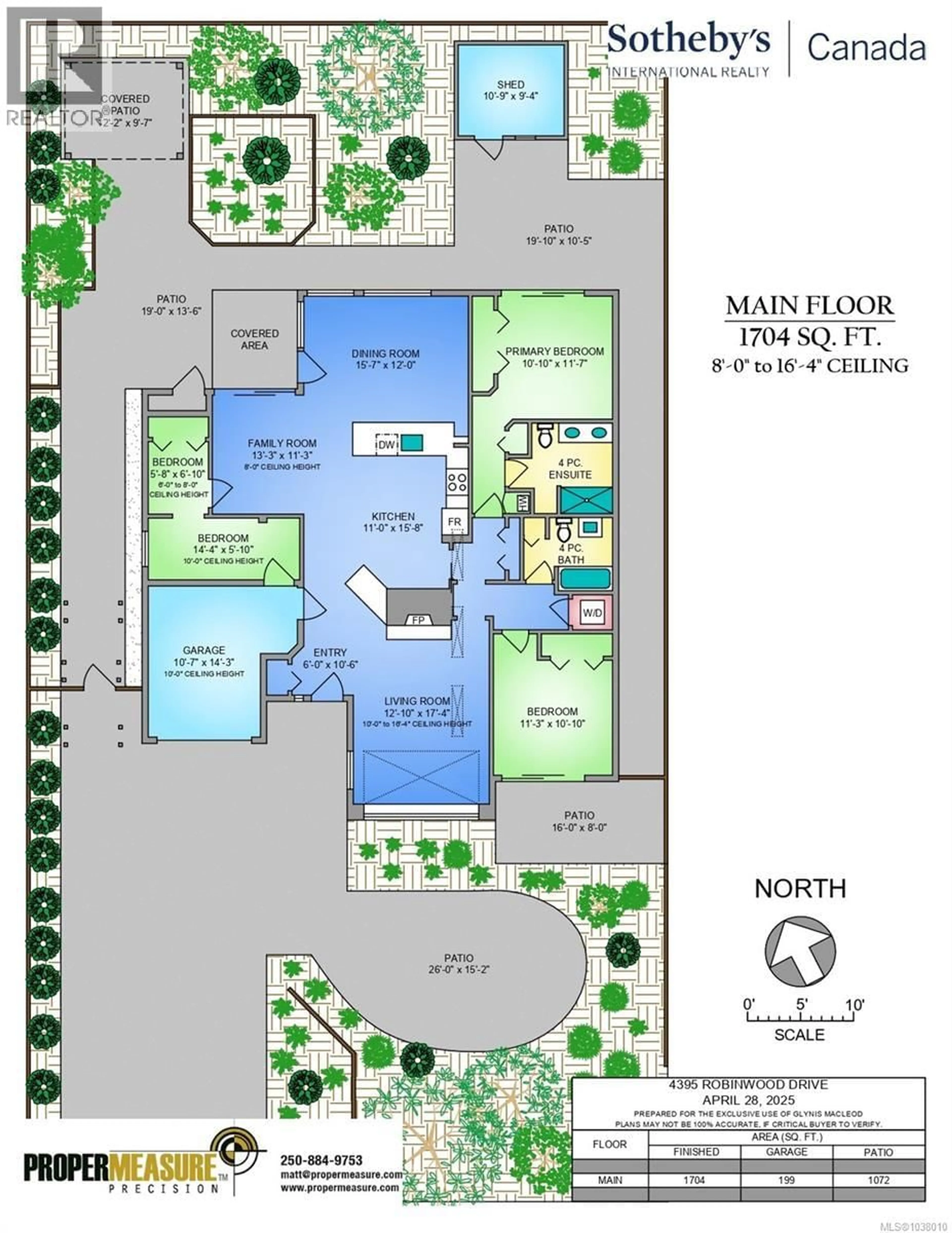 Floor plan for 4395 ROBINWOOD DRIVE, Saanich British Columbia V8N5R7
