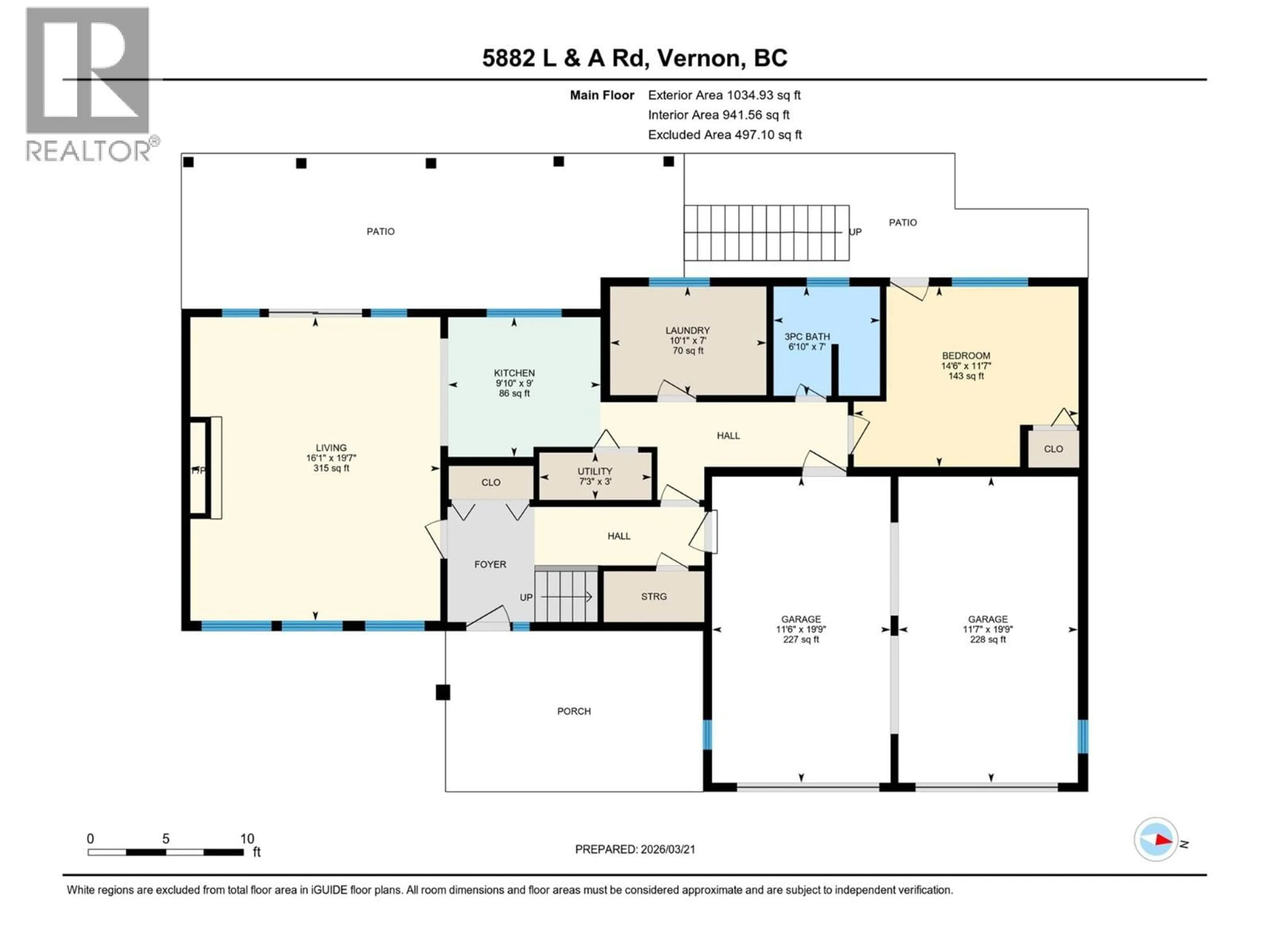 Floor plan for 5882 L&A ROAD, Vernon British Columbia V1B3P9