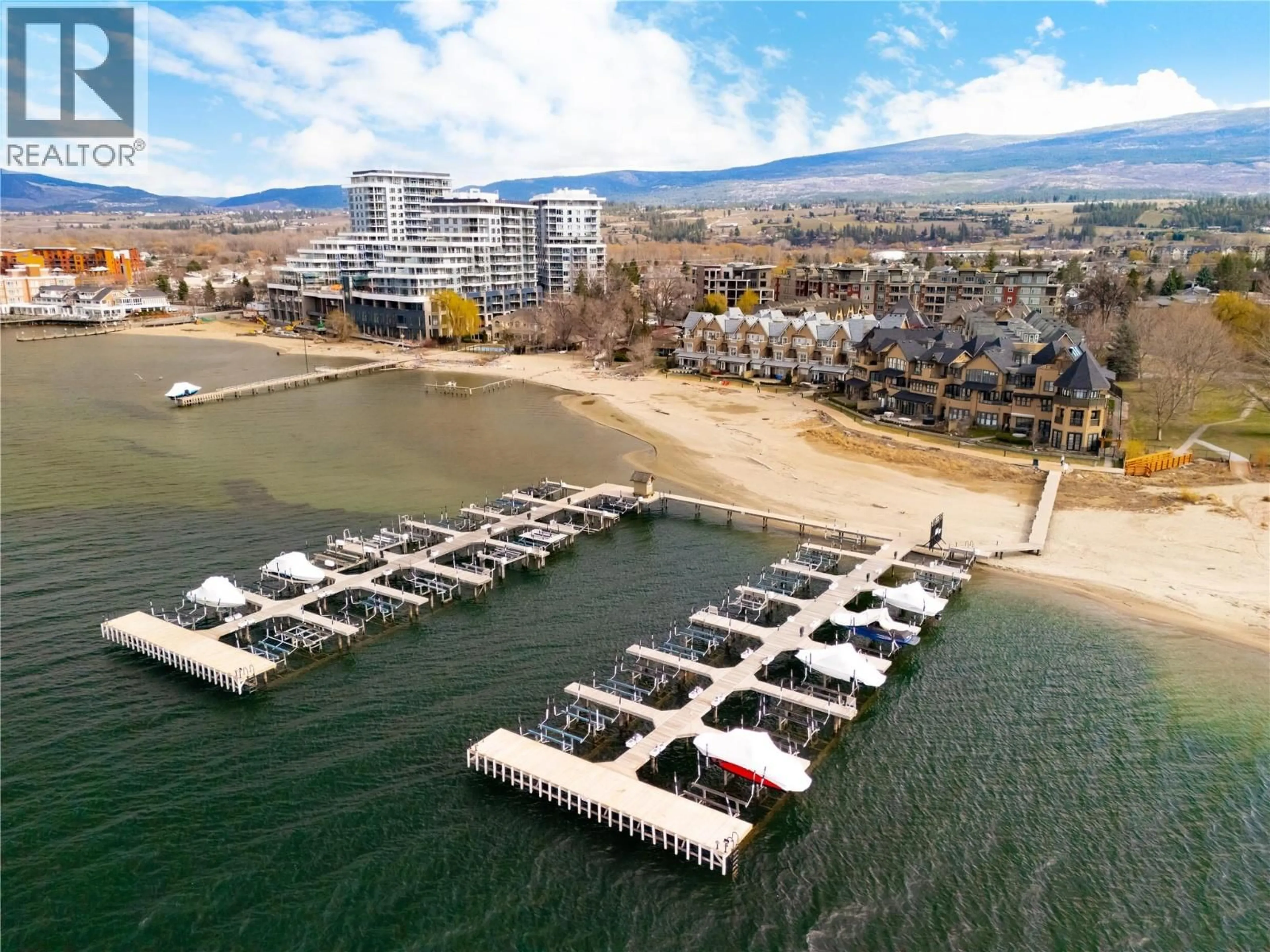 A pic from outside/outdoor area/front of a property/back of a property/a pic from drone, water/lake/river/ocean view for 124 - 3880 TRUSWELL ROAD, Kelowna British Columbia V1W5A2