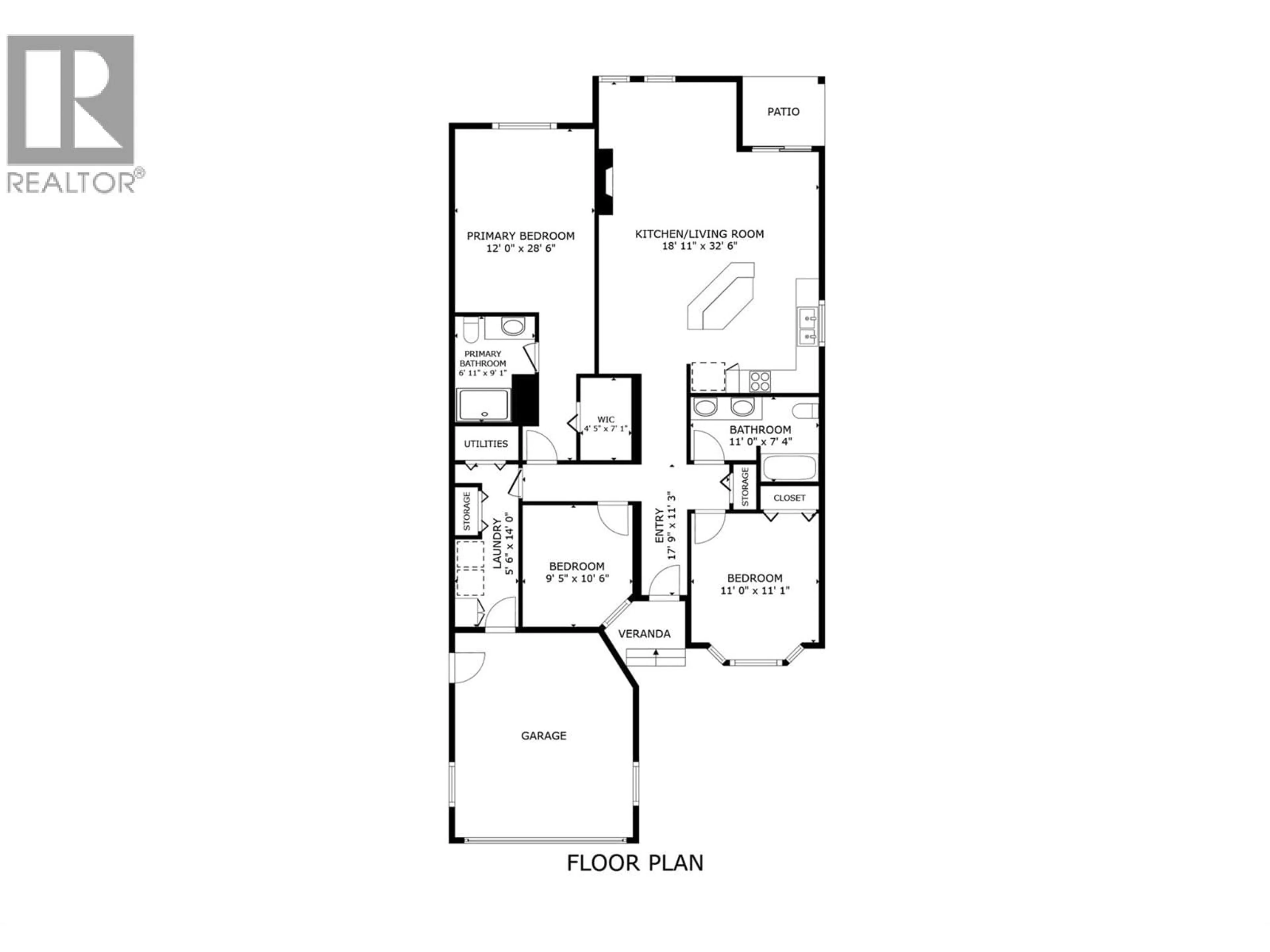 Floor plan for 2171 MIMOSA DRIVE, West Kelowna British Columbia V4T3A5