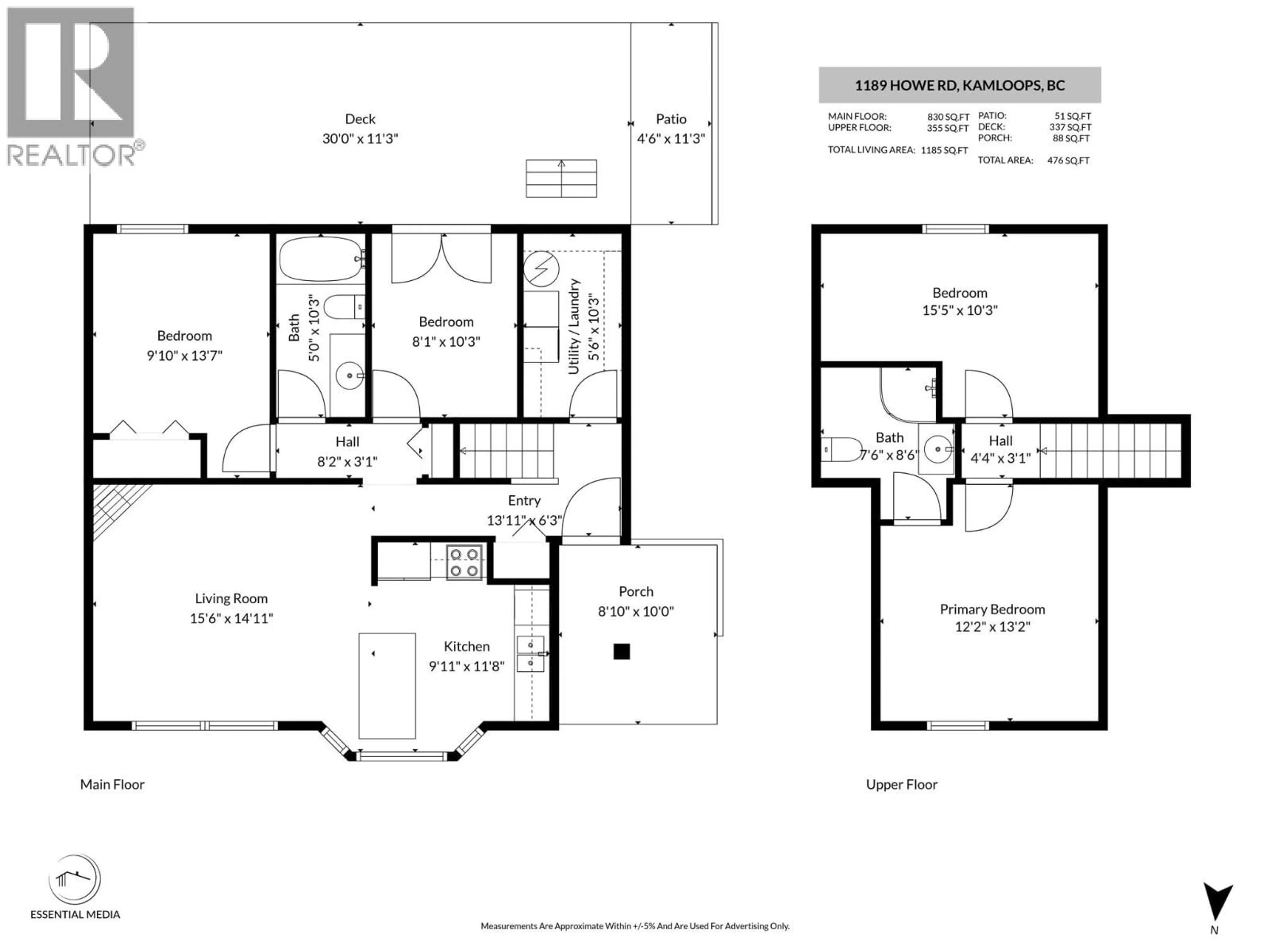 Floor plan for 1189 HOWE ROAD, Kamloops British Columbia V1S1M4