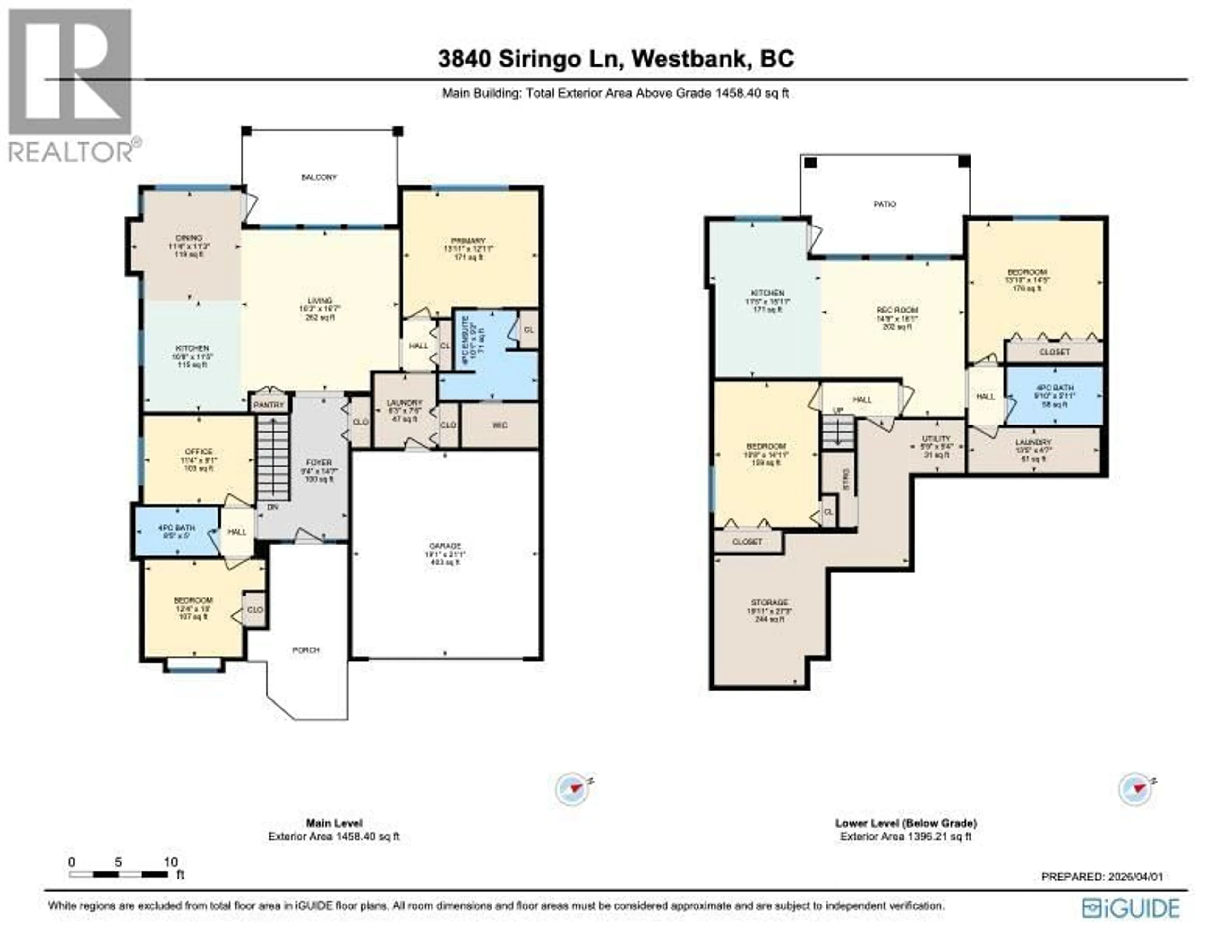 Floor plan for 3840 SIRINGO LANE, Westbank British Columbia V4T3G4