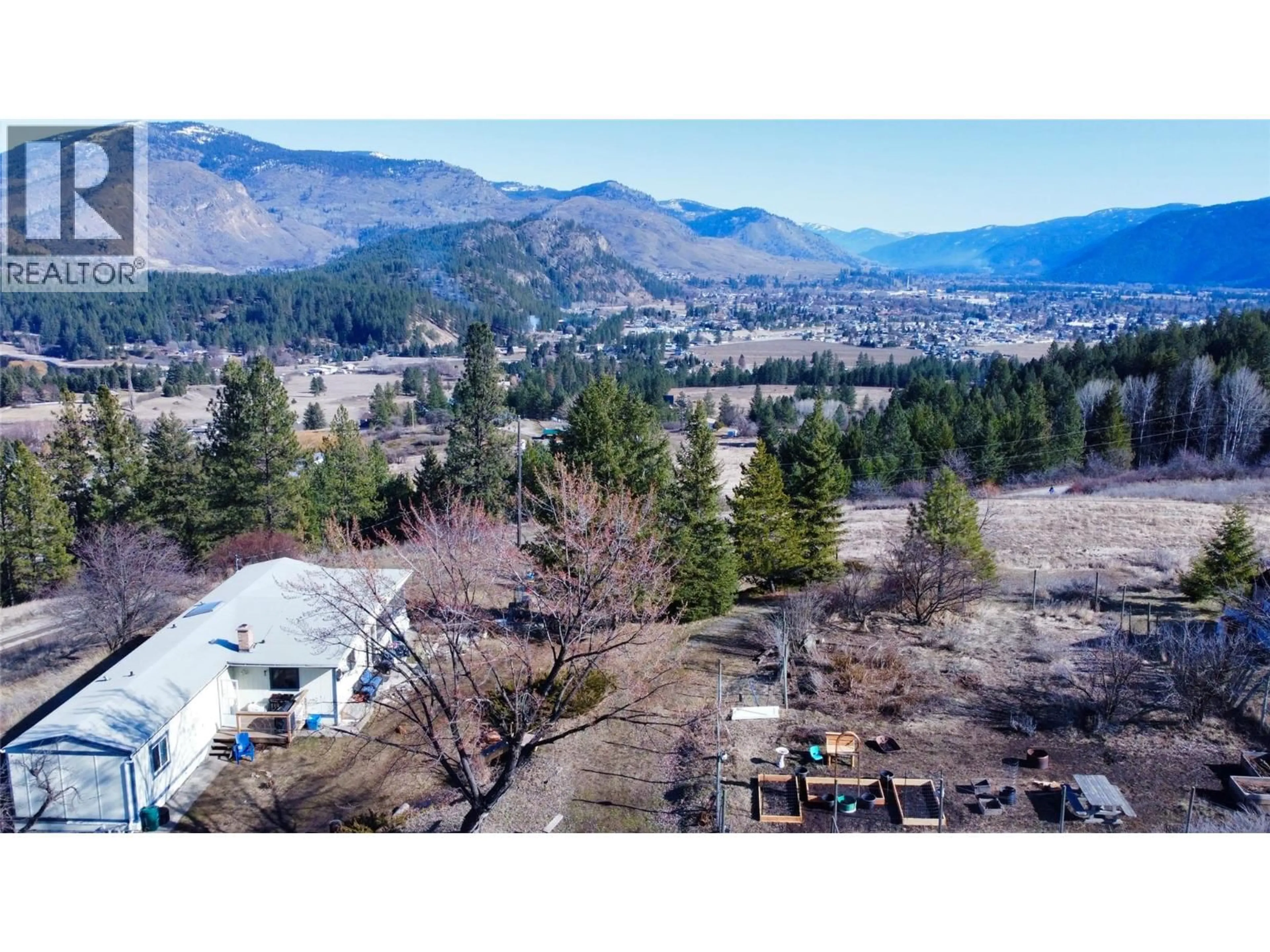 A pic from outside/outdoor area/front of a property/back of a property/a pic from drone, mountain view for 3775 HARDY MOUNTAIN ROAD, Grand Forks British Columbia V0H1H2