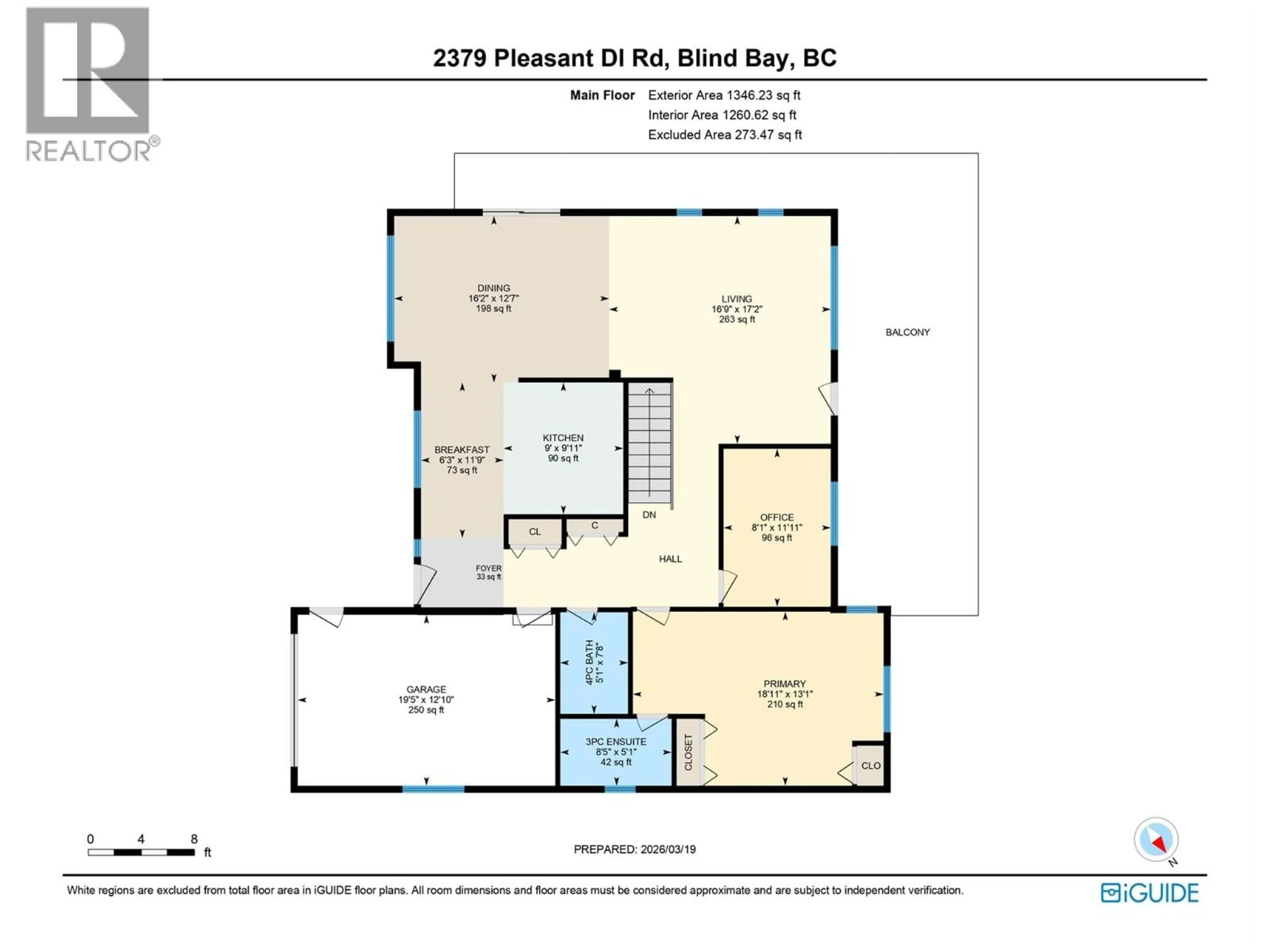 Floor plan for 2379 PLEASANT DALE ROAD, Blind Bay British Columbia V0E1H1