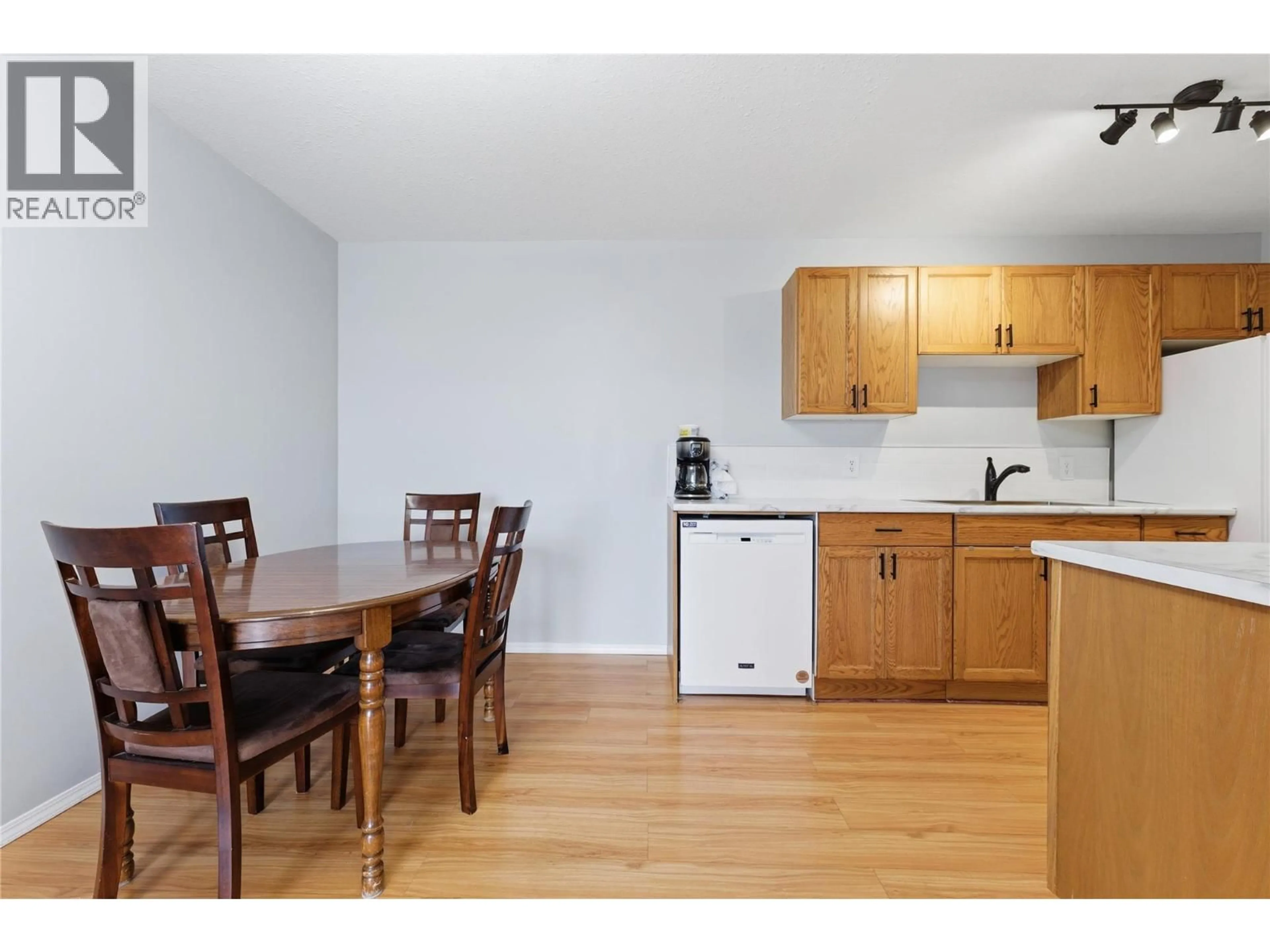 Standard kitchen, wood/laminate floor for 102 - 703 GRANVILLE AVENUE, Enderby British Columbia V4Y6A4