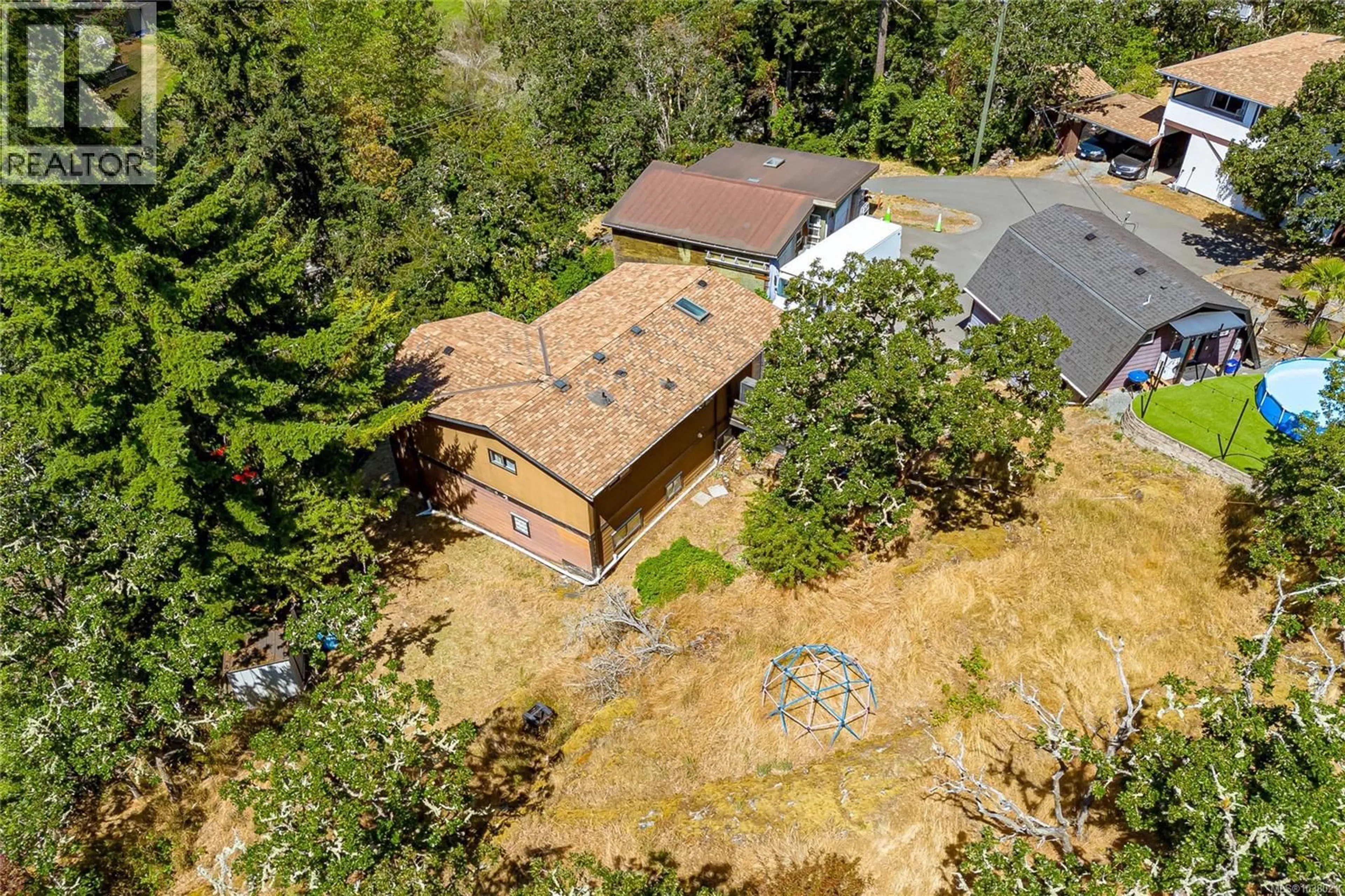 A pic from outside/outdoor area/front of a property/back of a property/a pic from drone, unknown for 2673 FLORENCE LAKE ROAD, Langford British Columbia V9B4H5