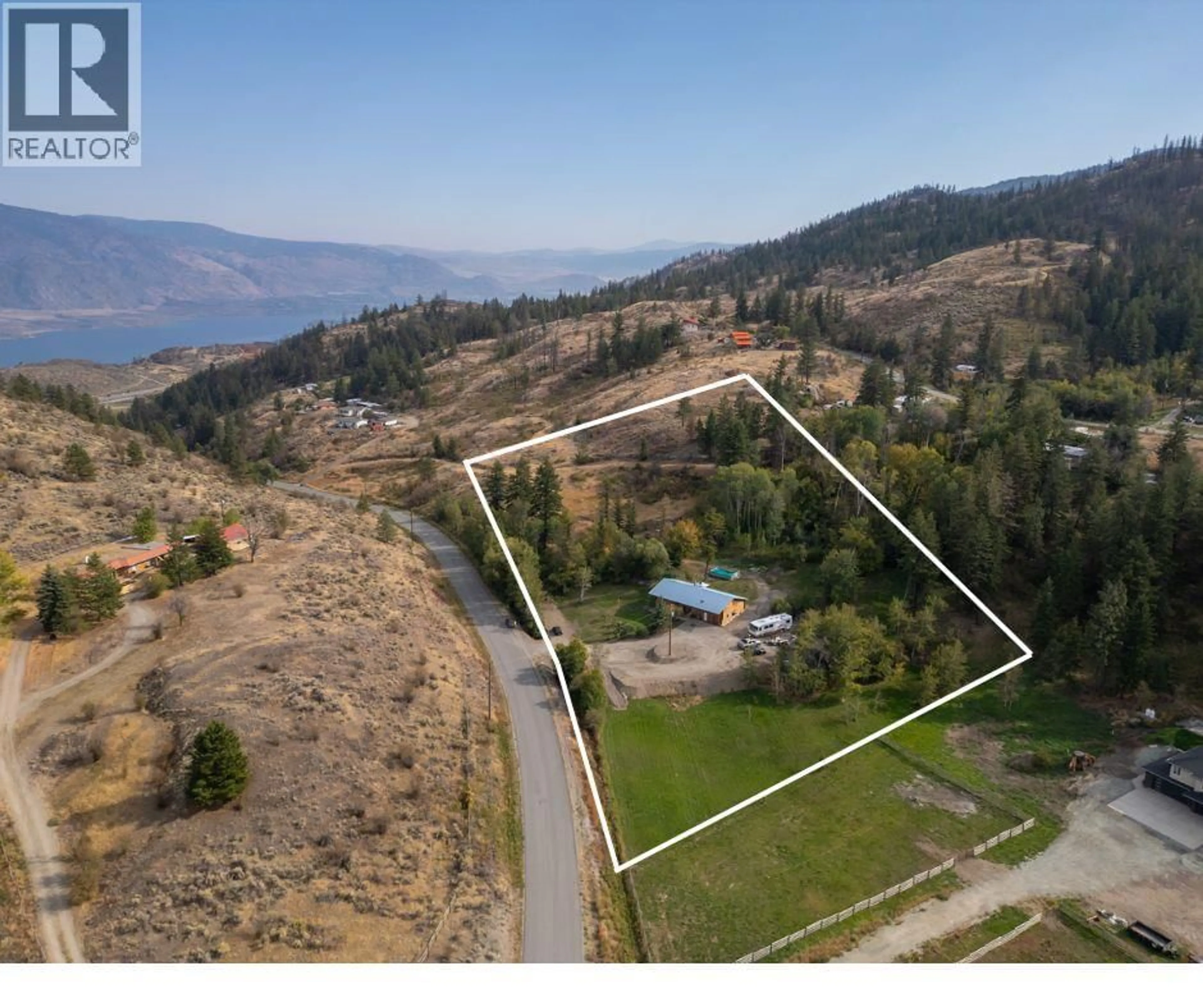 A pic from outside/outdoor area/front of a property/back of a property/a pic from drone, water/lake/river/ocean view for 16339 OLD RICHTER PASS ROAD, Osoyoos British Columbia V0H1V5