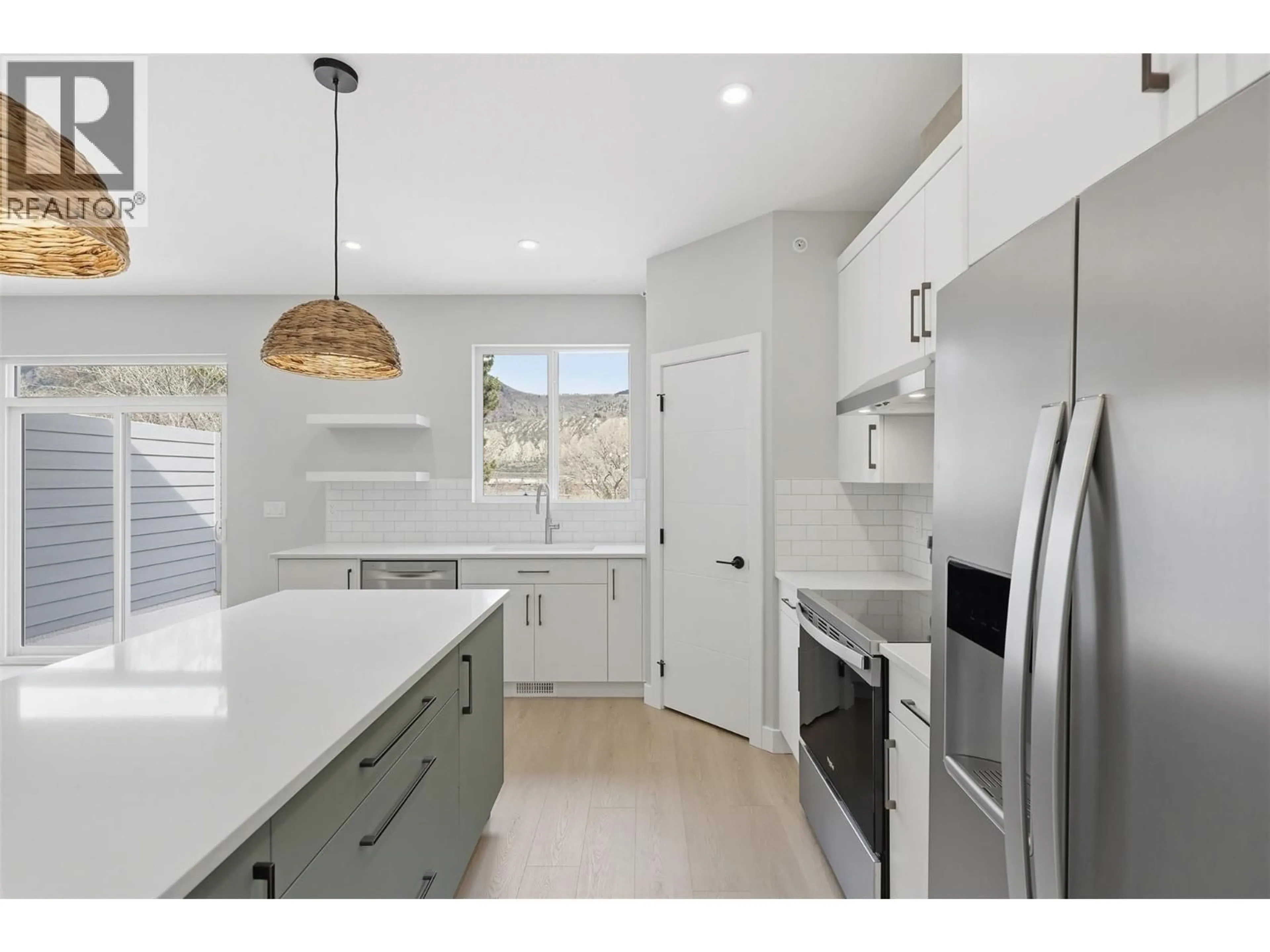 Open concept kitchen, ceramic/tile floor for 5870 DALLAS DRIVE, Kamloops British Columbia V2C4X2