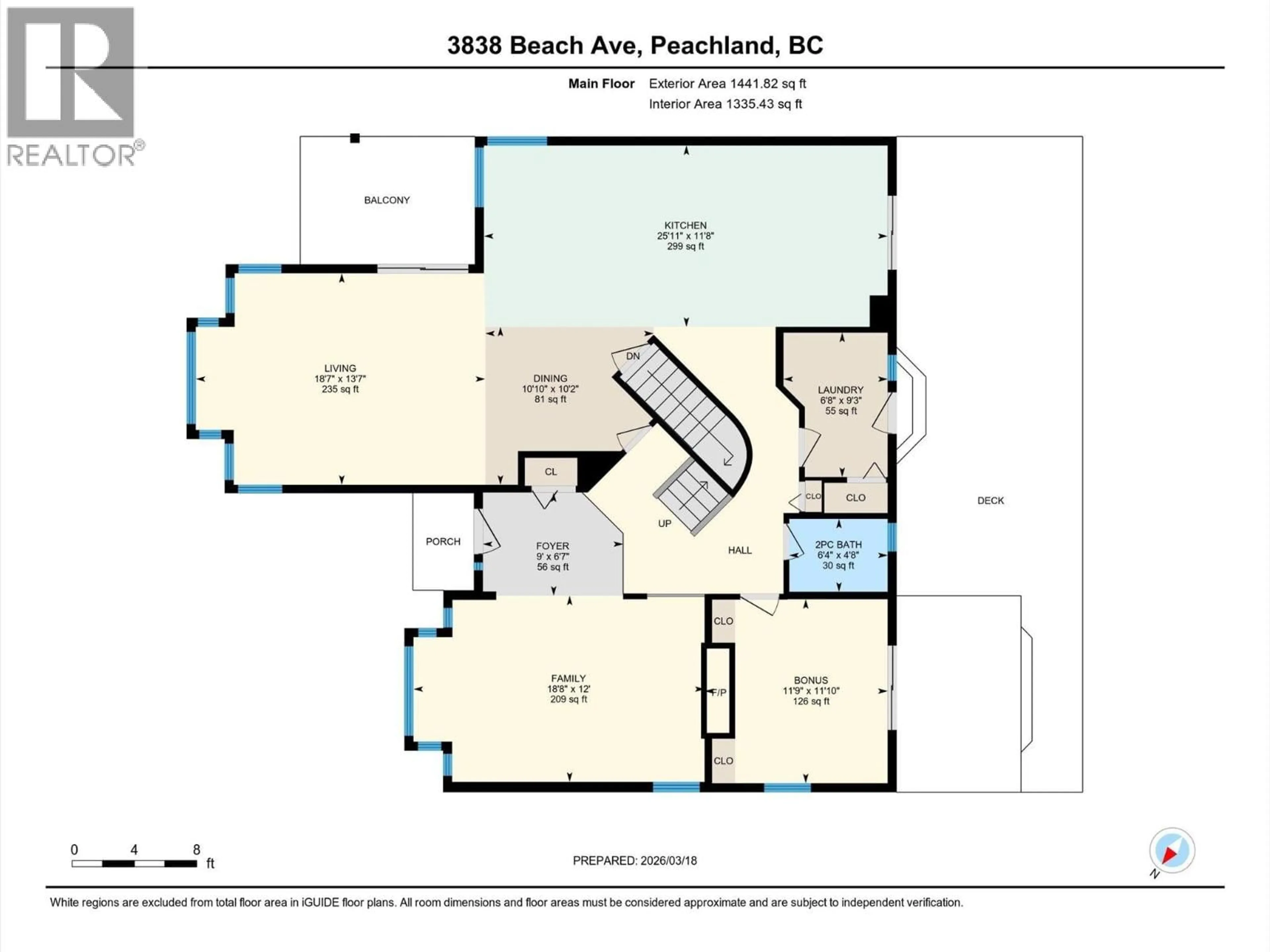 Floor plan for 3838 BEACH AVENUE, Peachland British Columbia V0H1X1