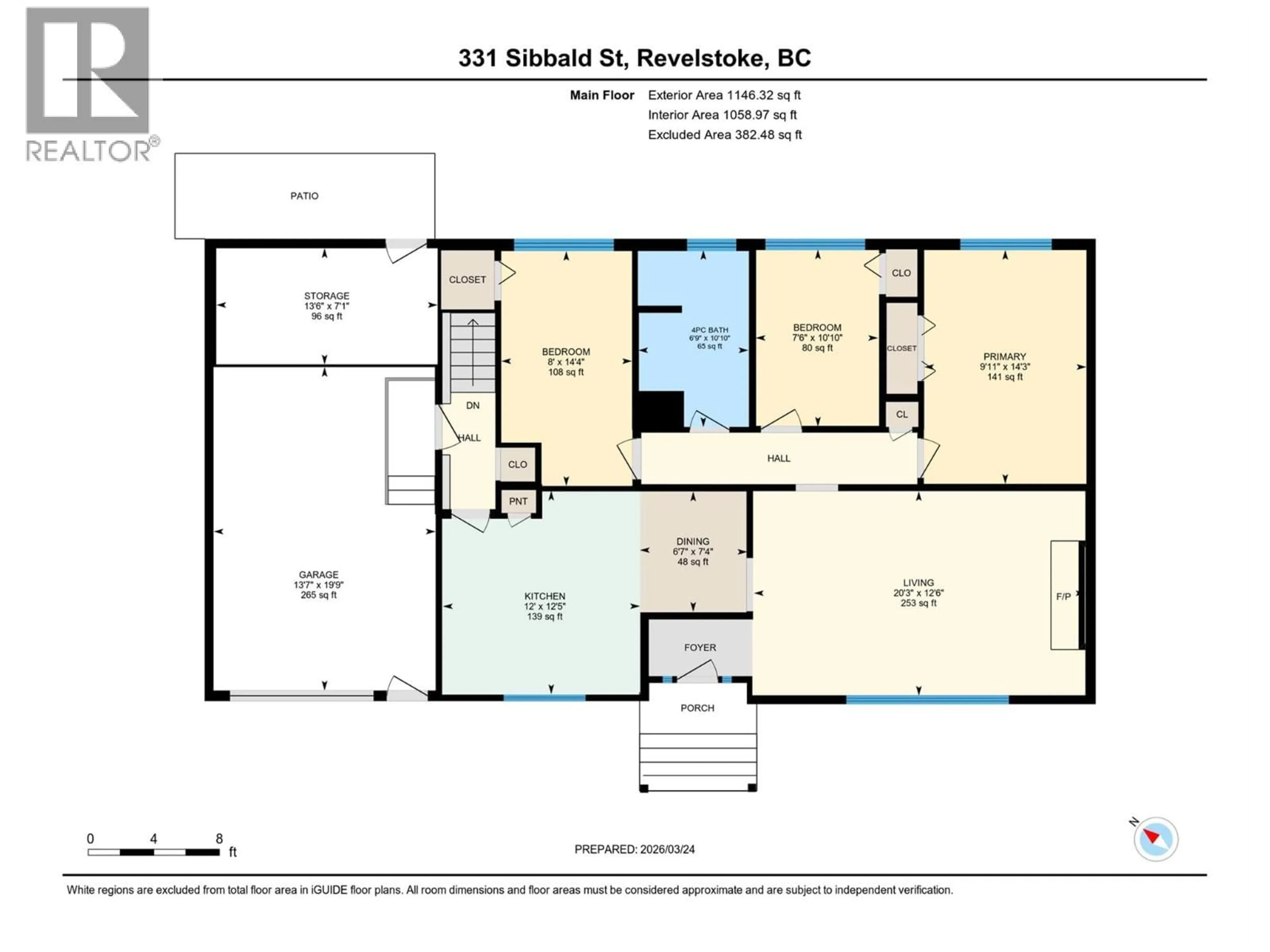 Floor plan for 331 SIBBALD STREET, Revelstoke British Columbia V0E2S0