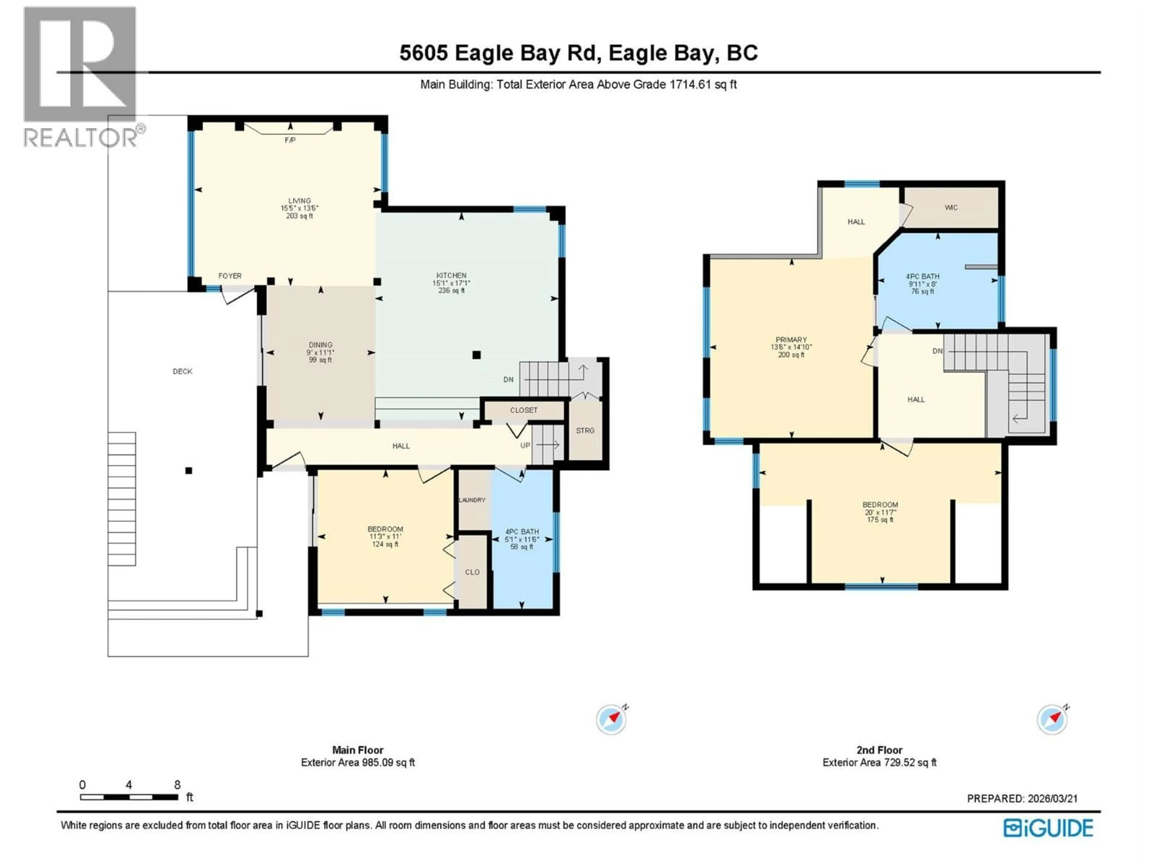 Floor plan for 5605 EAGLE BAY ROAD, Eagle Bay British Columbia V0E1T0