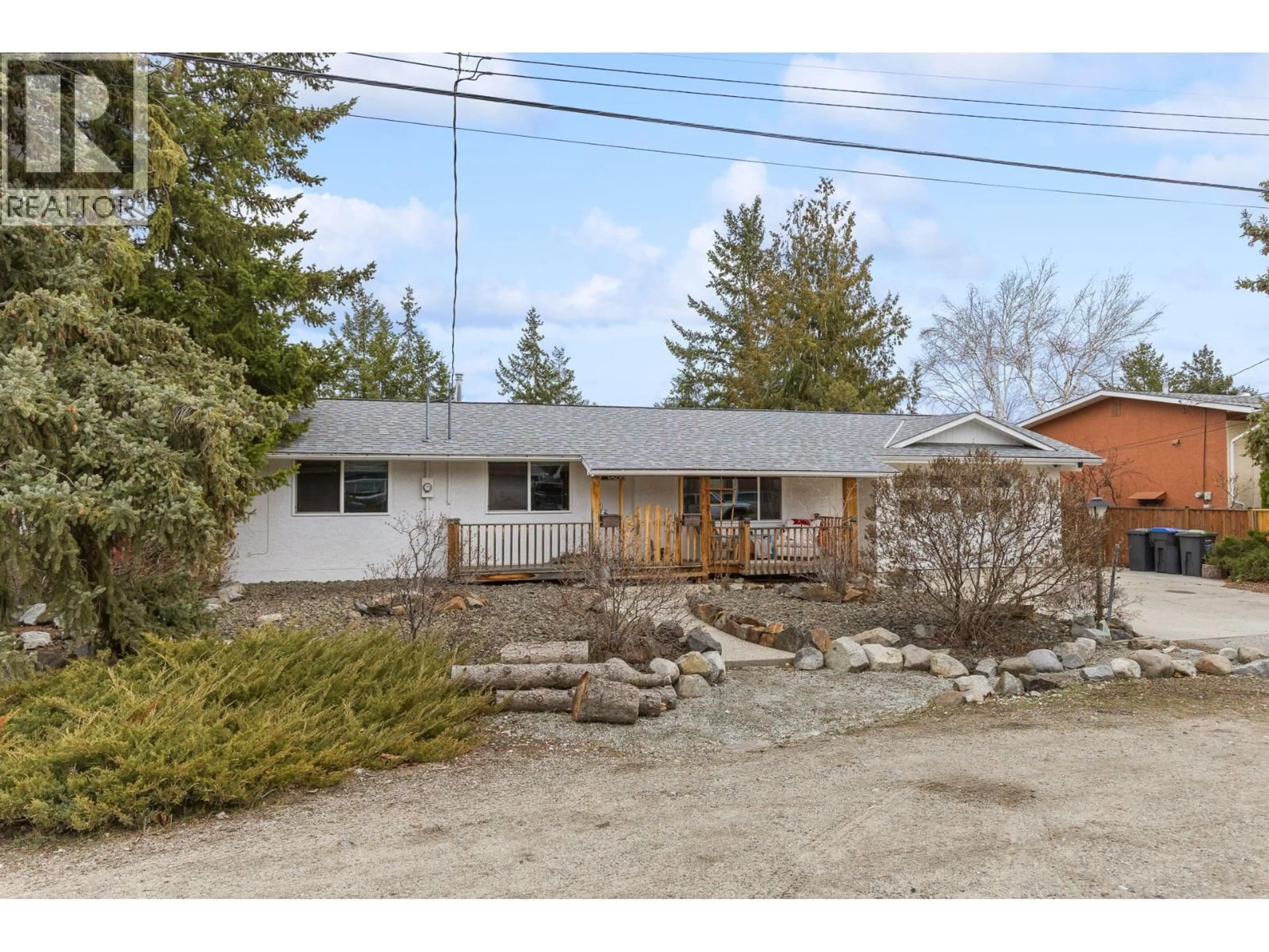 A pic from outside/outdoor area/front of a property/back of a property/a pic from drone, street for 3317 MCGREGOR ROAD, West Kelowna British Columbia V4T1G4