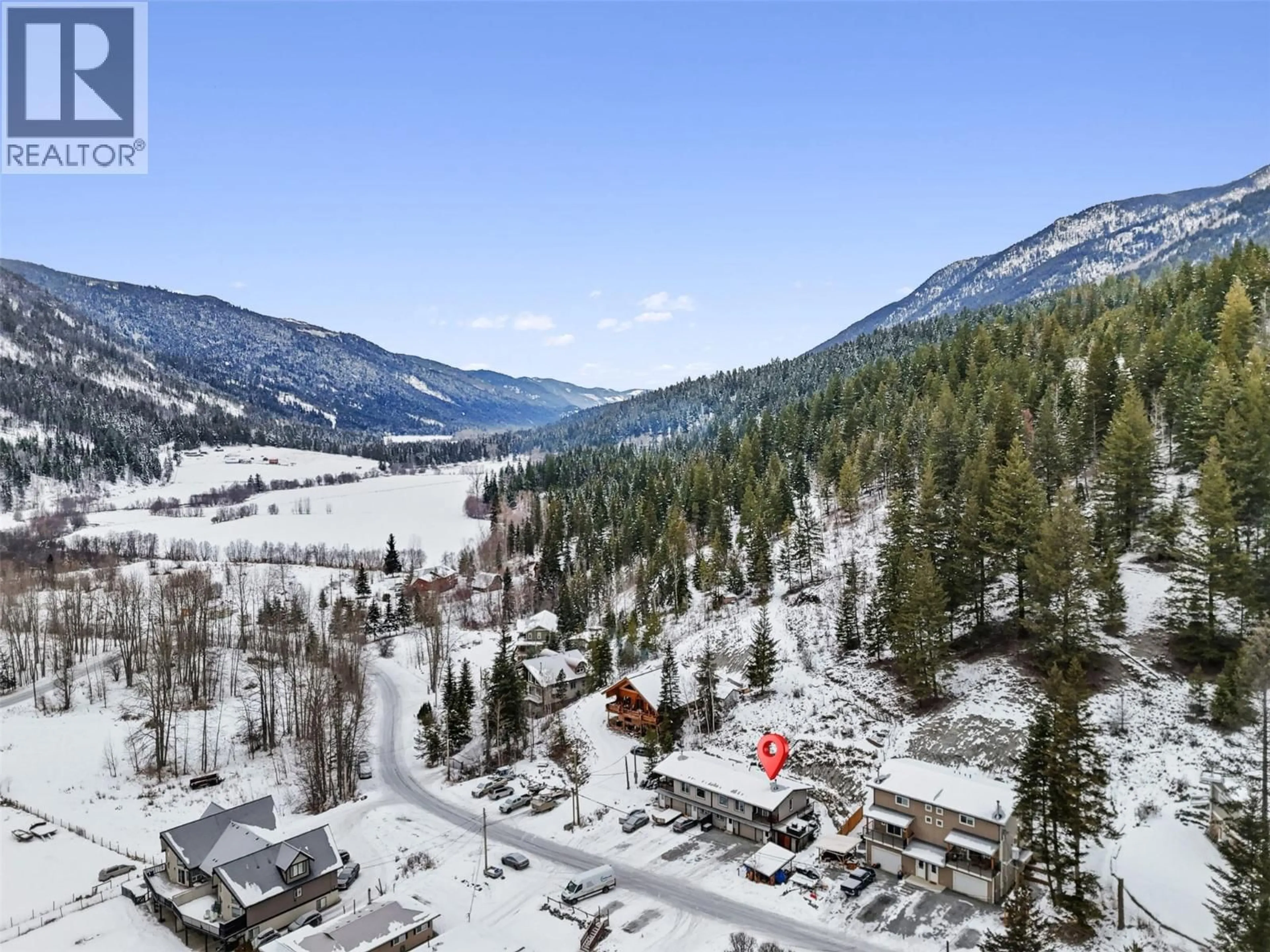 A pic from outside/outdoor area/front of a property/back of a property/a pic from drone, mountain view for 7370 CAHILTY CRESCENT, Sun Peaks British Columbia V0E1Z1