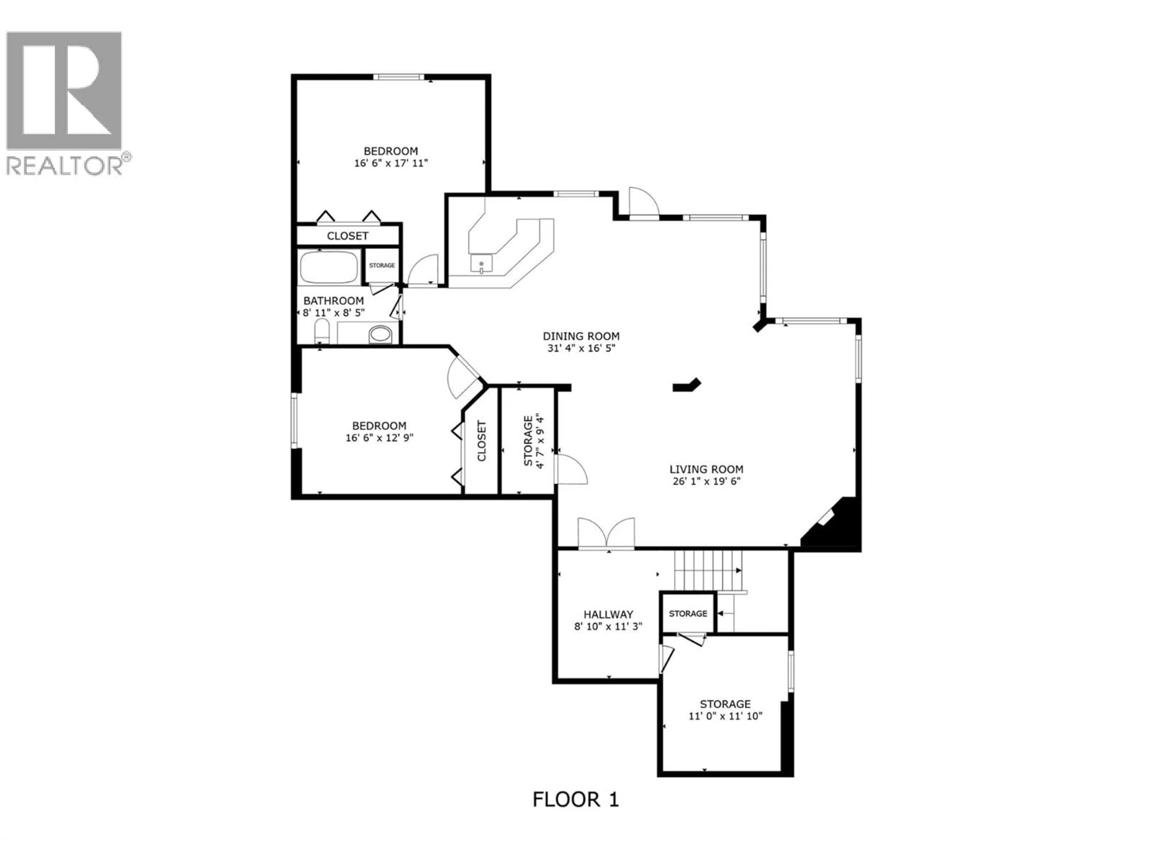 Floor plan for 1108 ARBOR VIEW DRIVE, Kelowna British Columbia V1W4X1