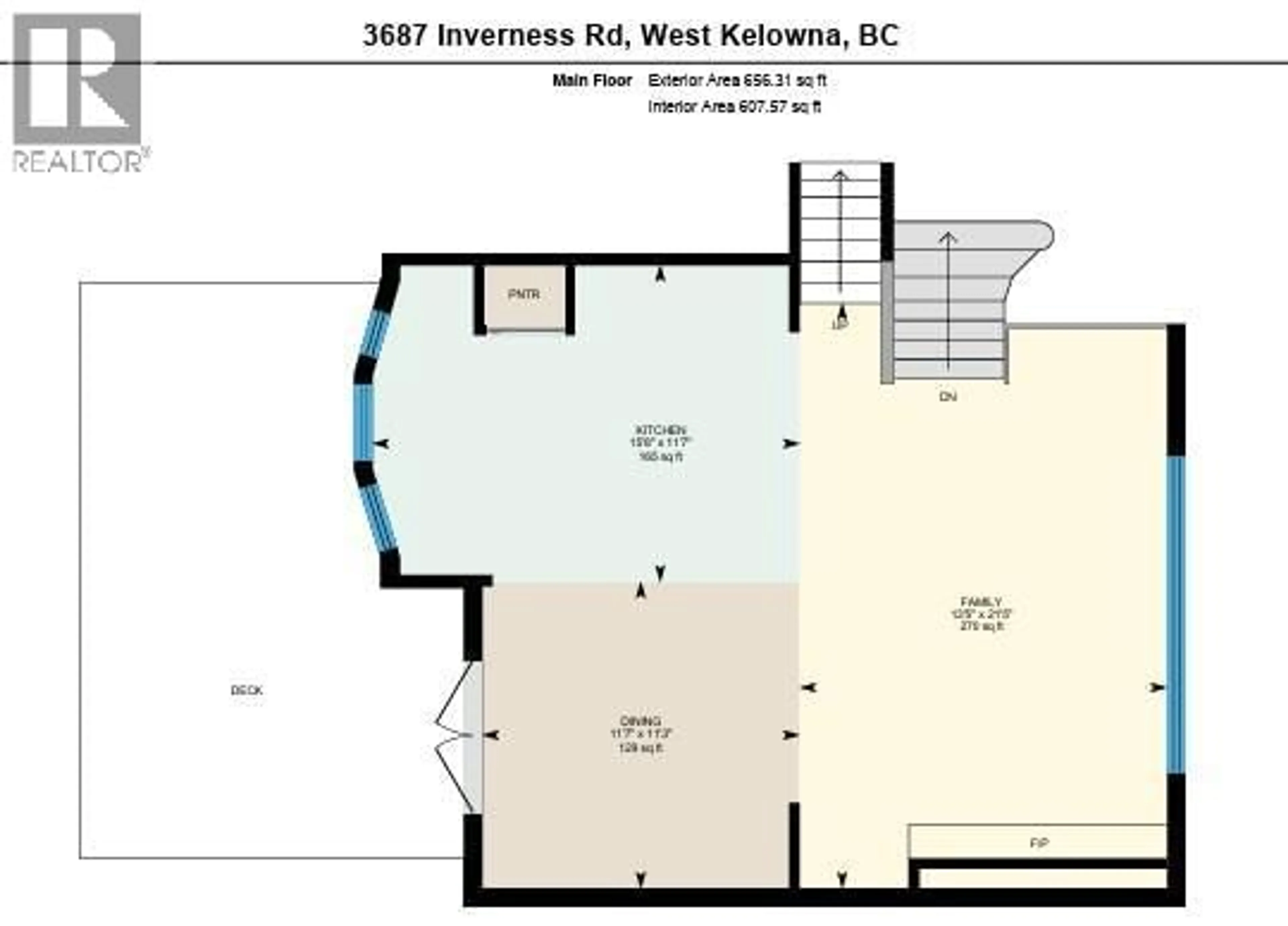 Floor plan for 3687 INVERNESS ROAD, West Kelowna British Columbia V4T1J6