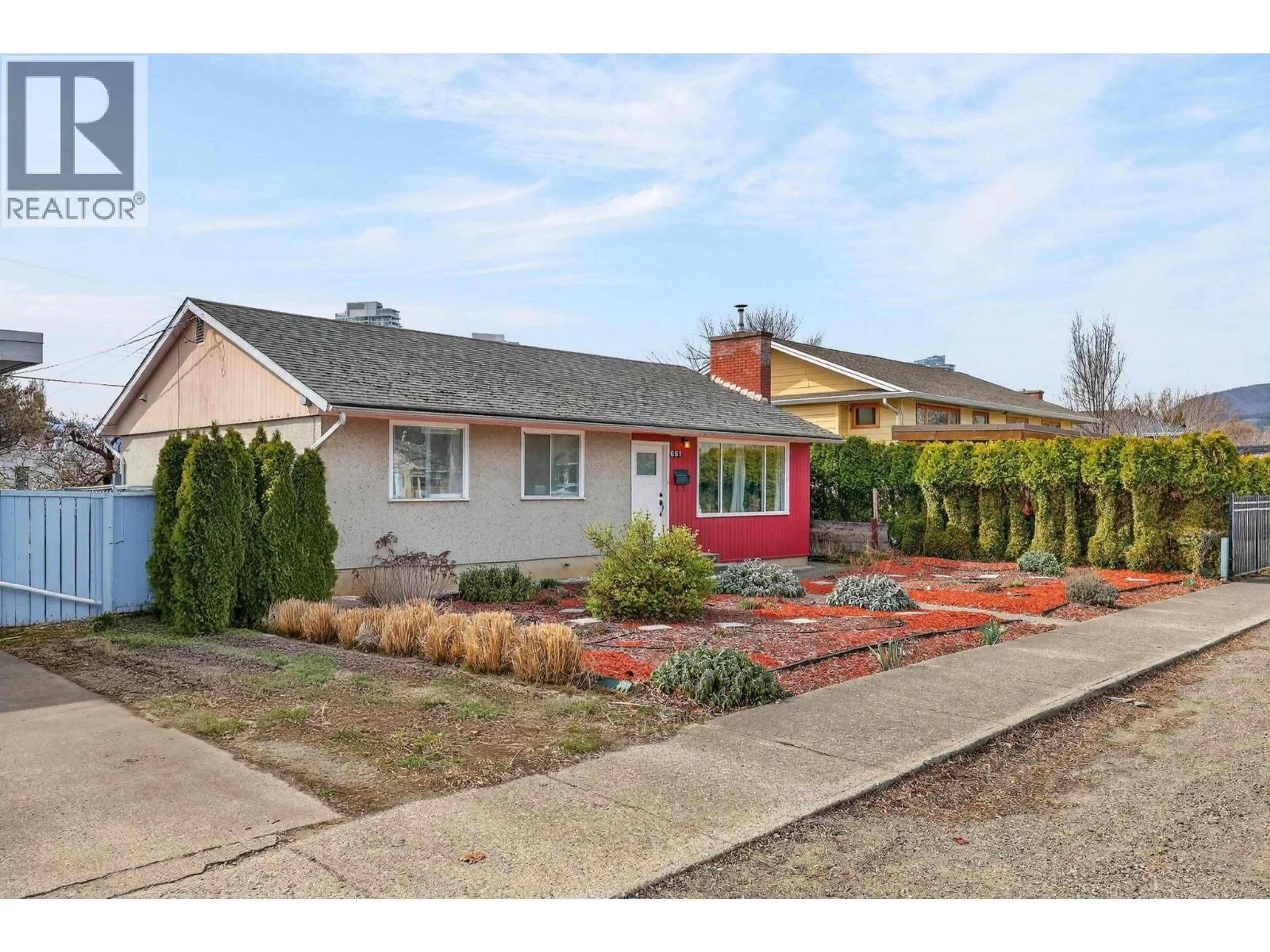 Home with brick exterior material, street for 651 BAY AVENUE, Kelowna British Columbia V1Y7J8