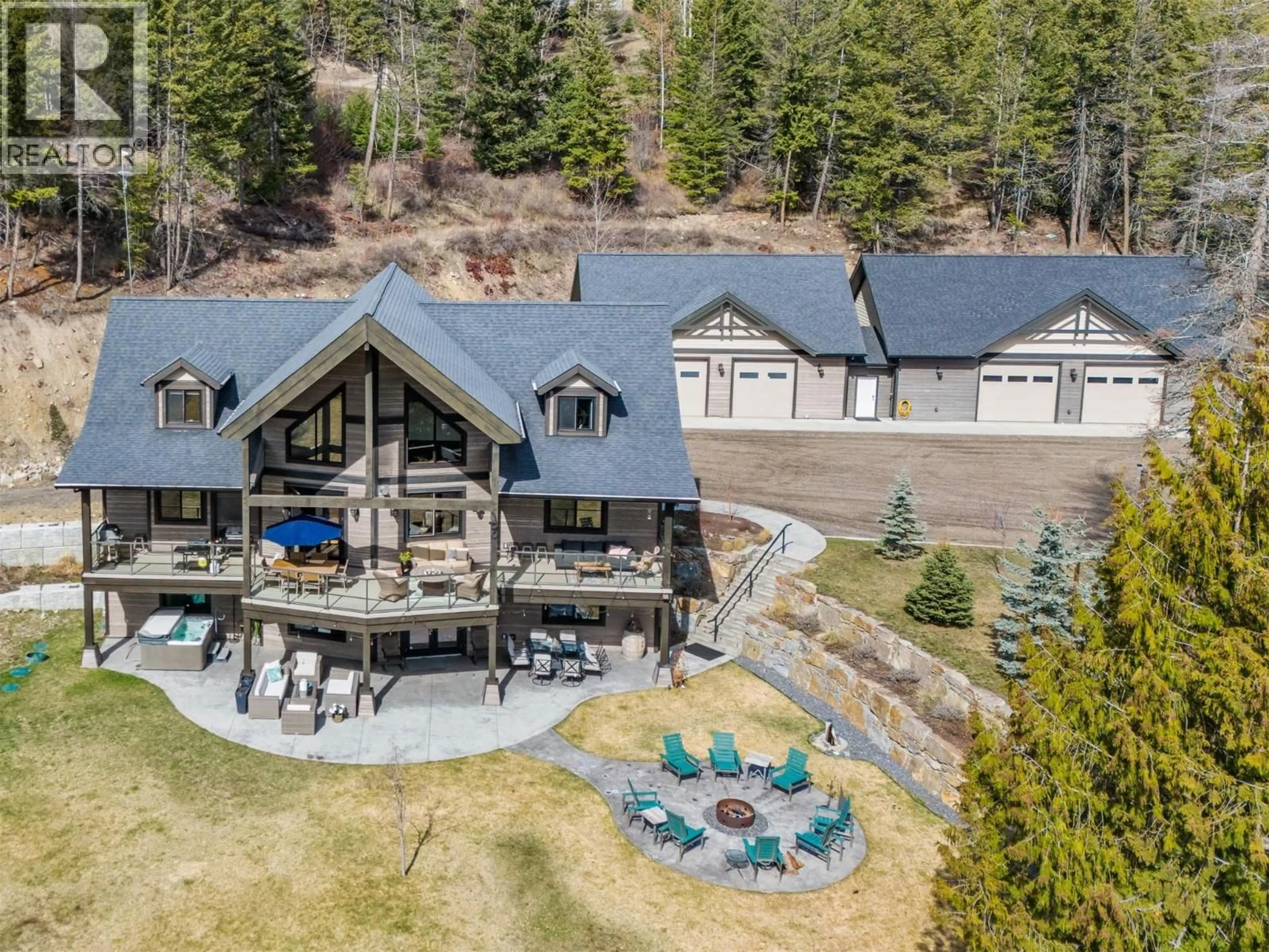 A pic from outside/outdoor area/front of a property/back of a property/a pic from drone, mountain view for 1898 CARDINAL CREEK ROAD, Kelowna British Columbia V1P1J3