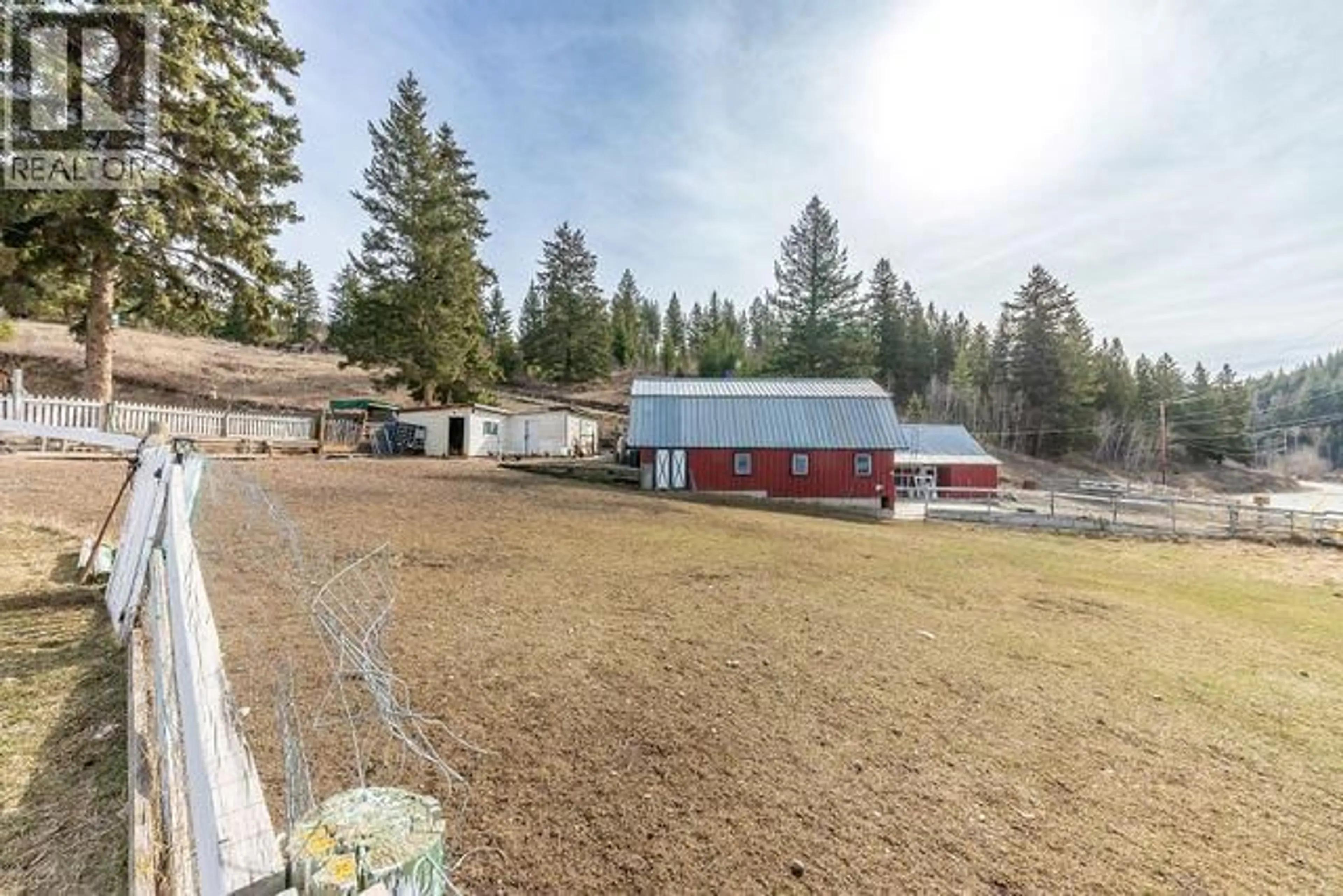 A pic from outside/outdoor area/front of a property/back of a property/a pic from drone, mountain view for 2837 PINANTAN PRITCHARD ROAD, Kamloops British Columbia V0E3E1