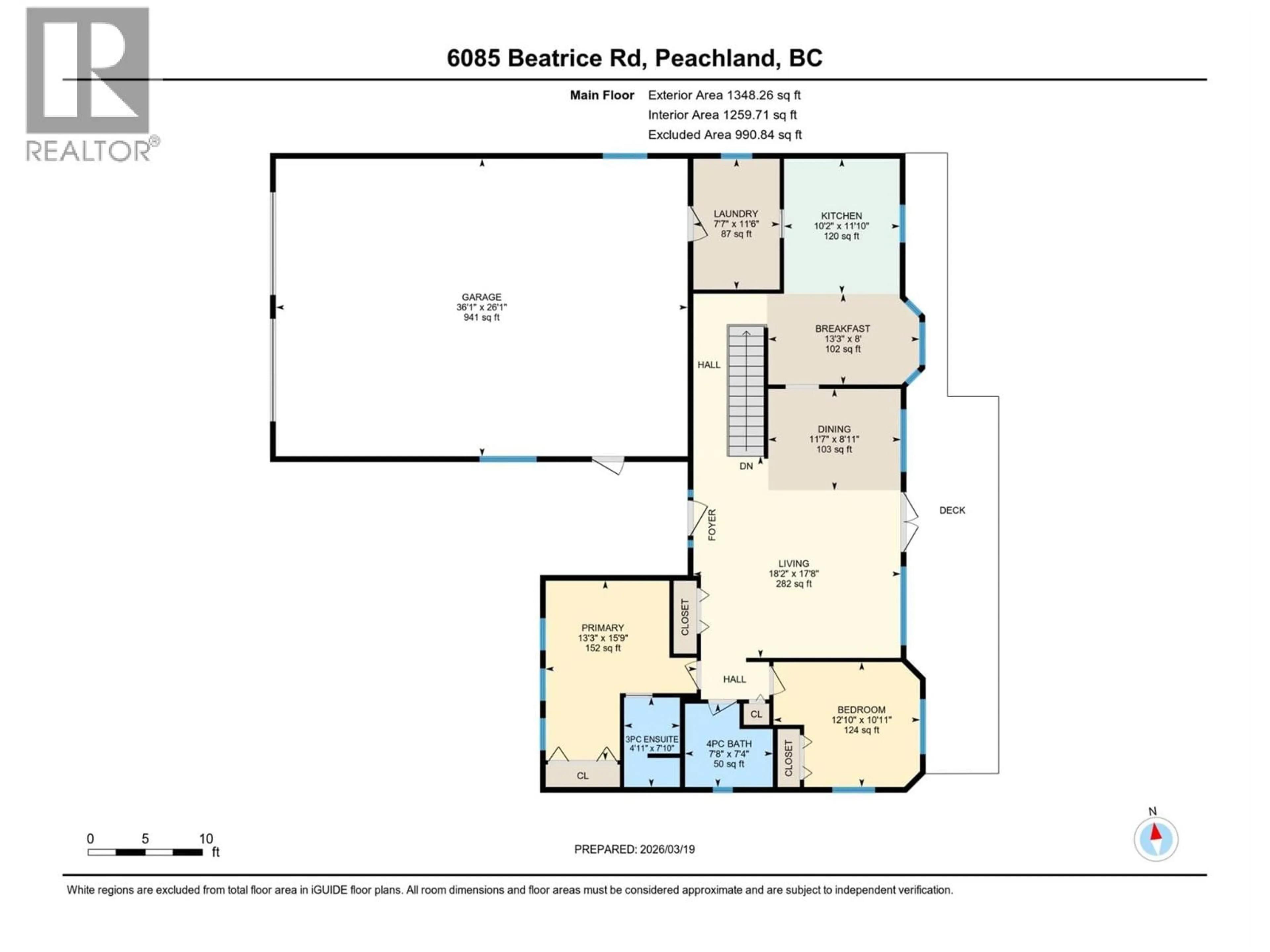 Floor plan for 6085 BEATRICE ROAD, Peachland British Columbia V0H1X4