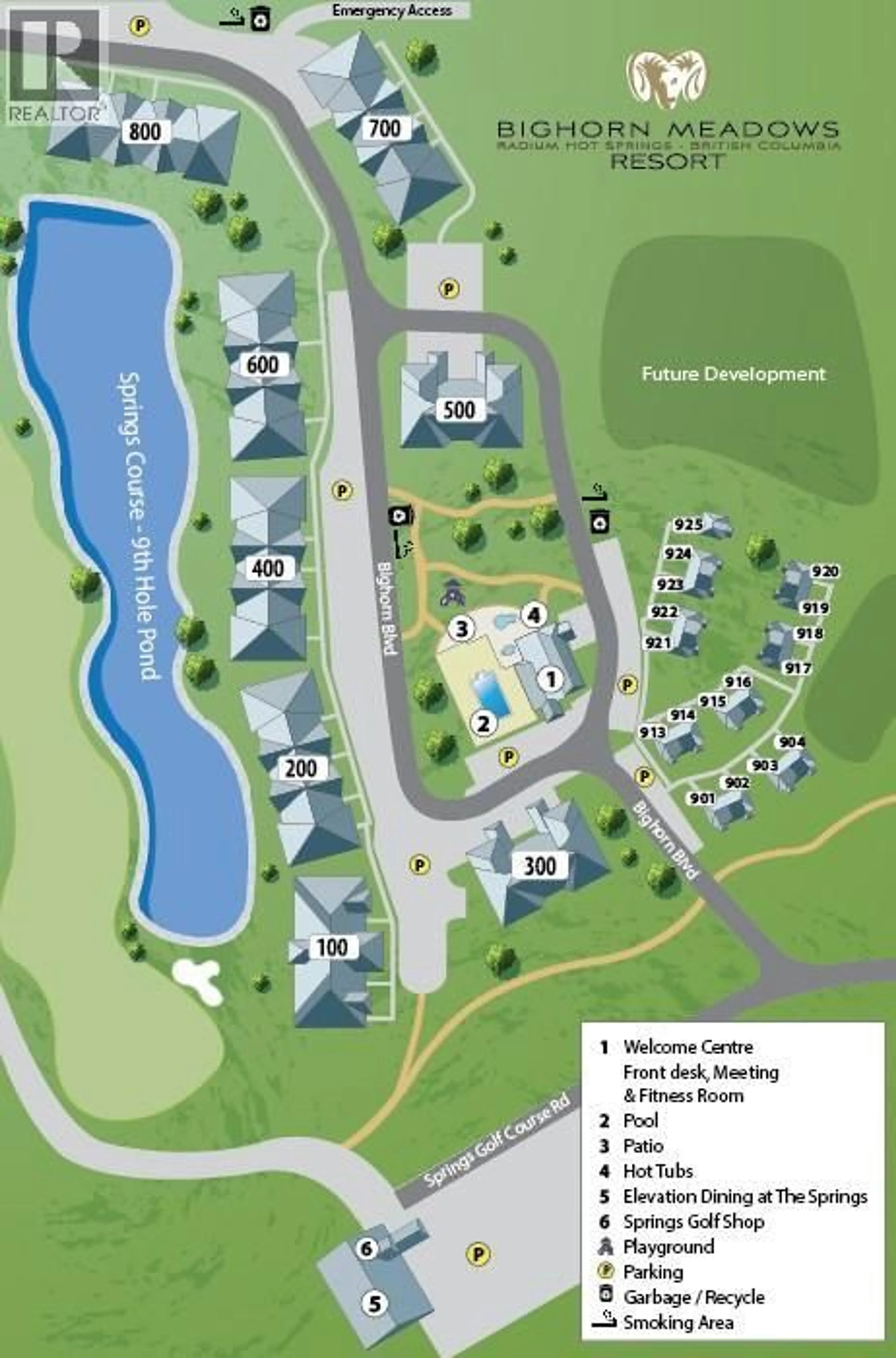 Picture of a map for 624C - 600 BIGHORN BOULEVARD, Radium Hot Springs British Columbia V0A1M0