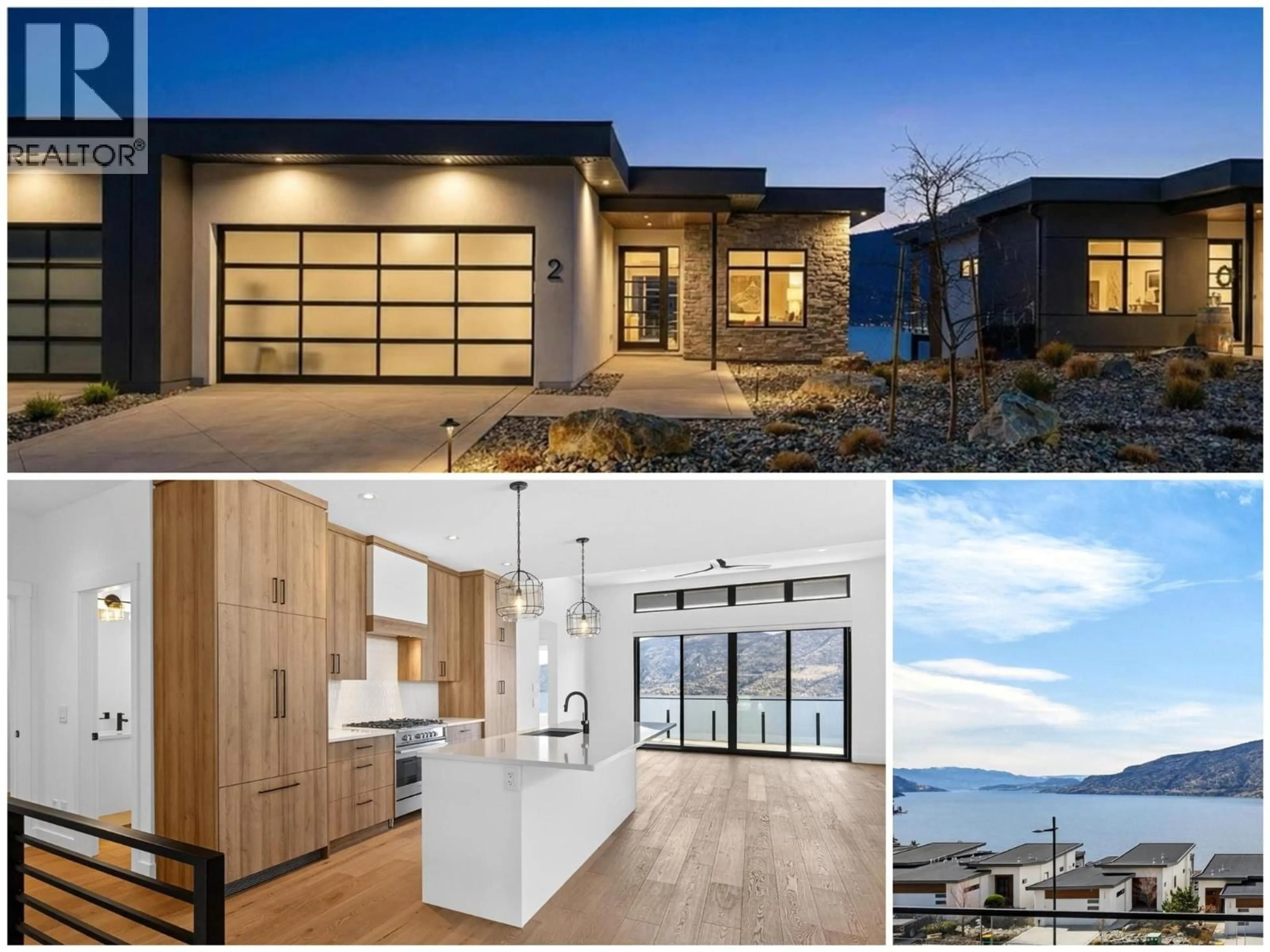 Home with brick exterior material, water/lake/river/ocean view for 2 - 9201 OKANAGAN CENTRE ROAD WEST, Lake Country British Columbia V4V0B8