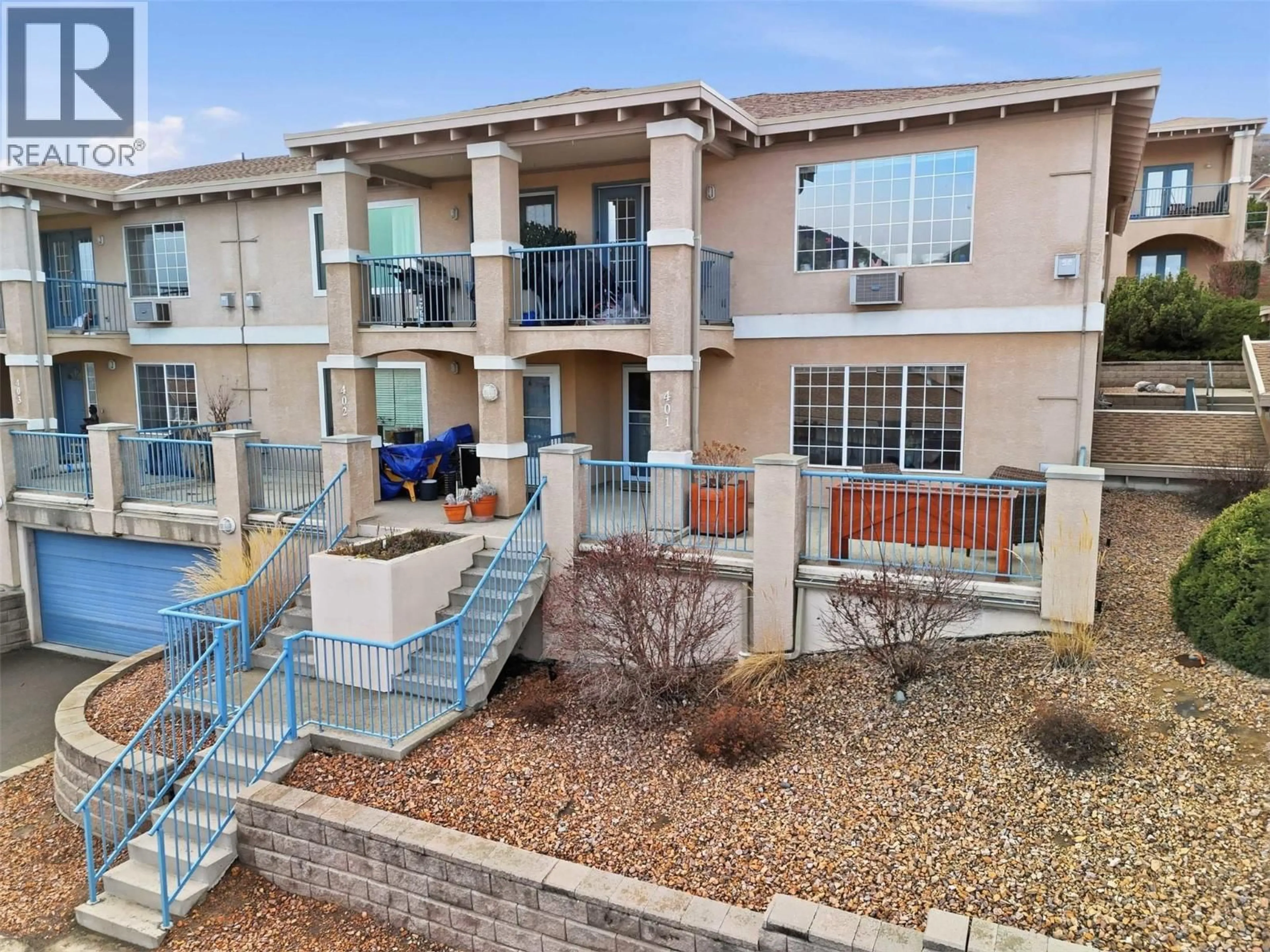 A pic from outside/outdoor area/front of a property/back of a property/a pic from drone, unknown for 401 - 875 SAHALI TERRACE, Kamloops British Columbia V2C6W8