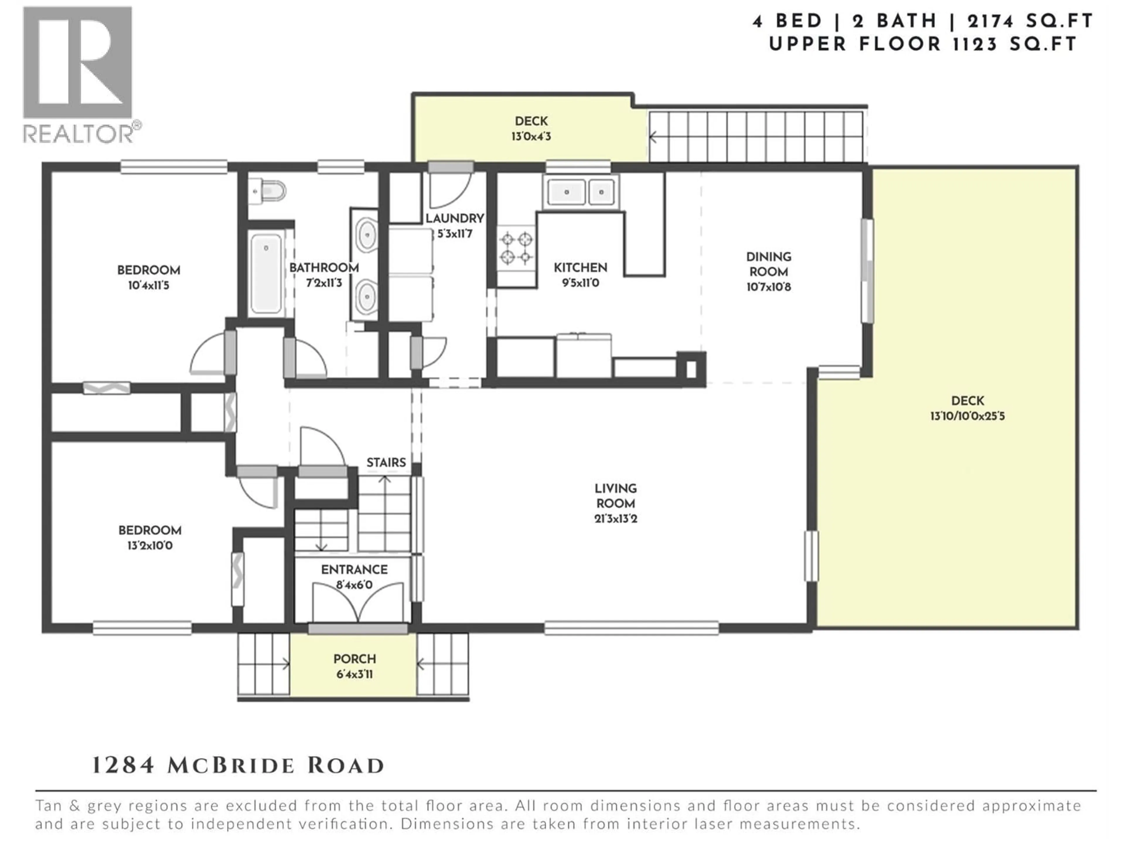 Floor plan for 1284 MCBRIDE ROAD, Kelowna British Columbia V1Y4A3