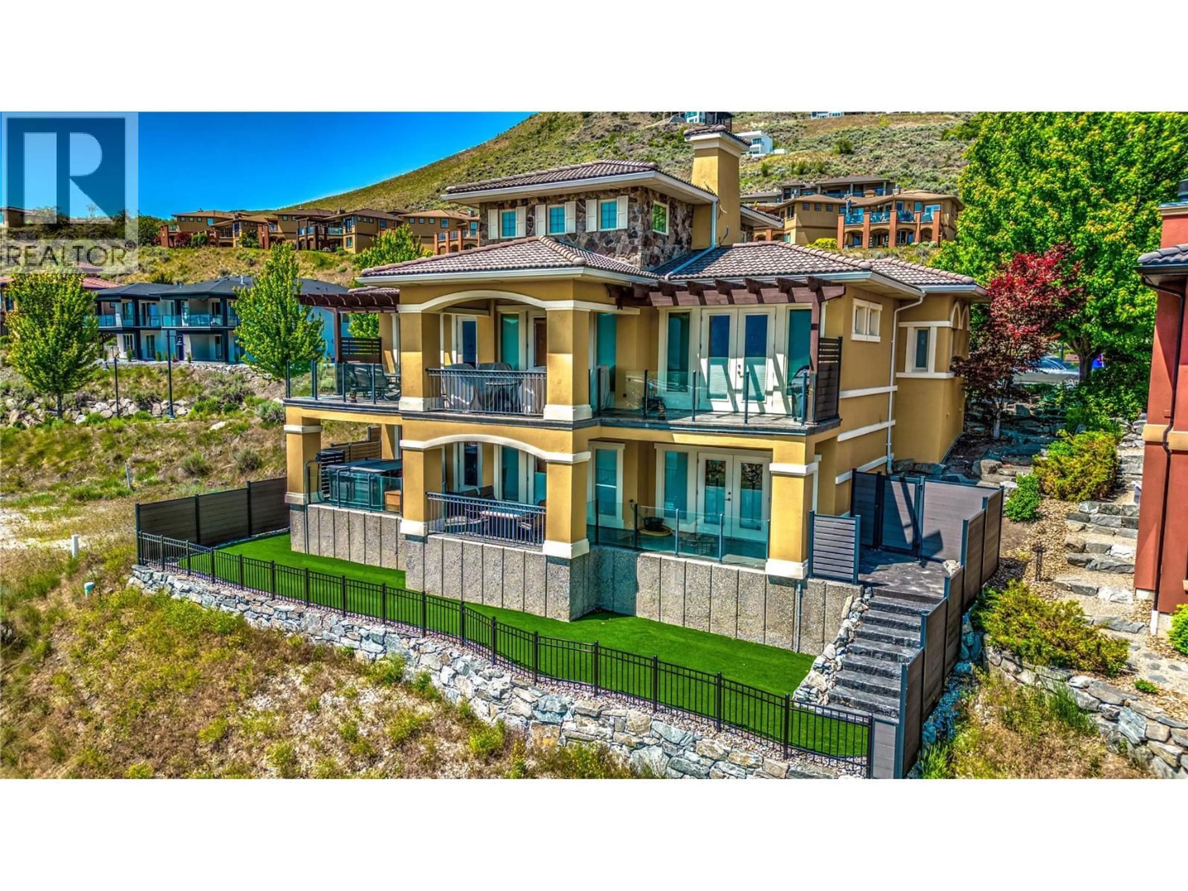 A pic from outside/outdoor area/front of a property/back of a property/a pic from drone, unknown for 304 CORDON PLACE, Vernon British Columbia V1A1Z9