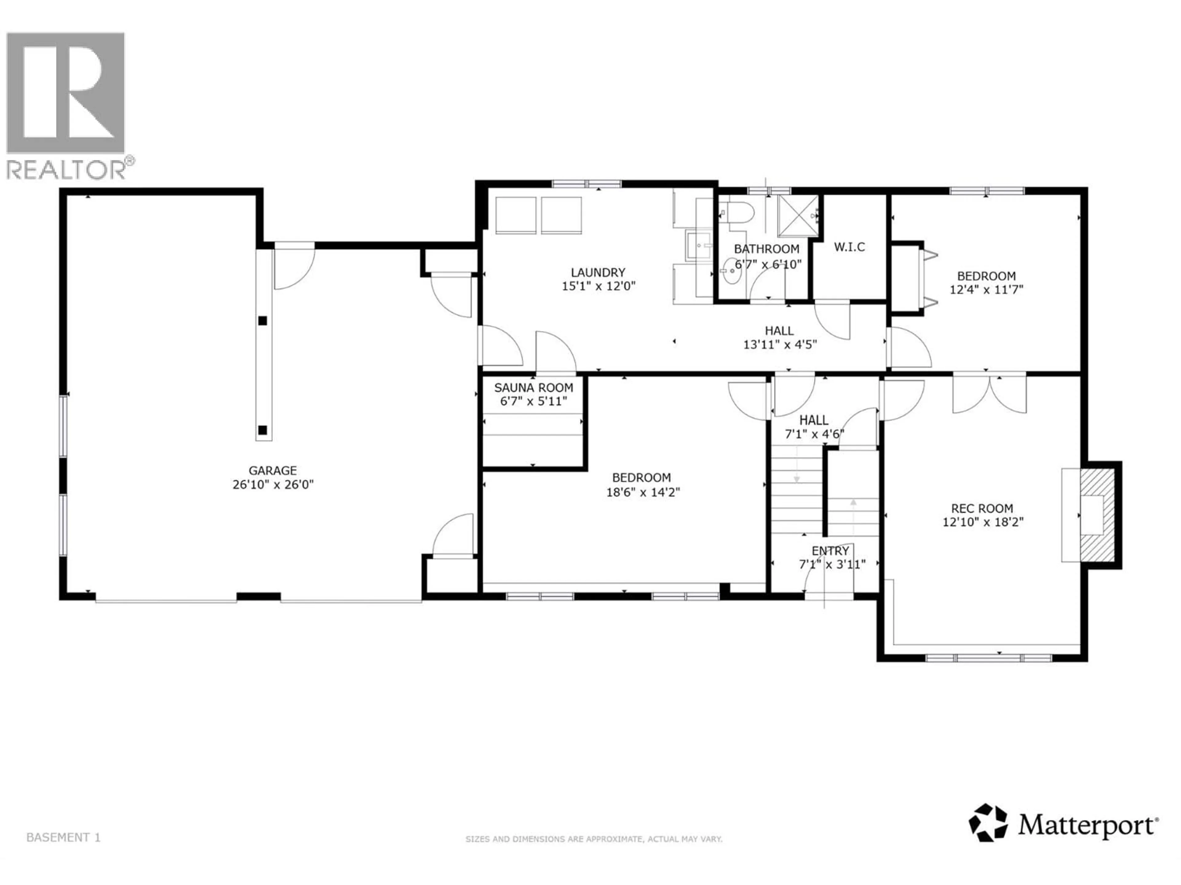 Floor plan for 1197 BENTIEN ROAD, Kelowna British Columbia V1X6R9