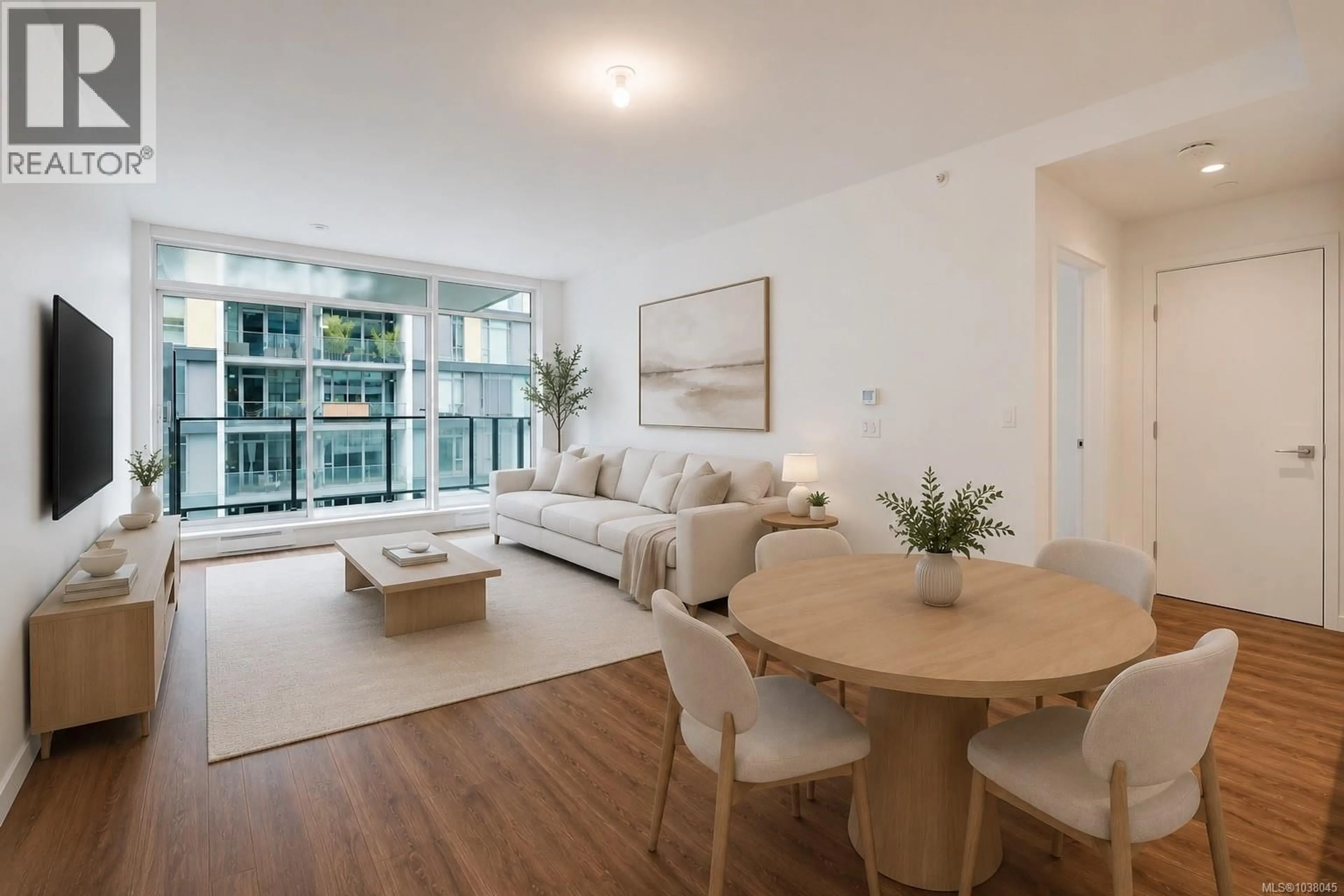 Living room with furniture, unknown for 409 - 369 TYEE ROAD, Victoria British Columbia V9A0B6
