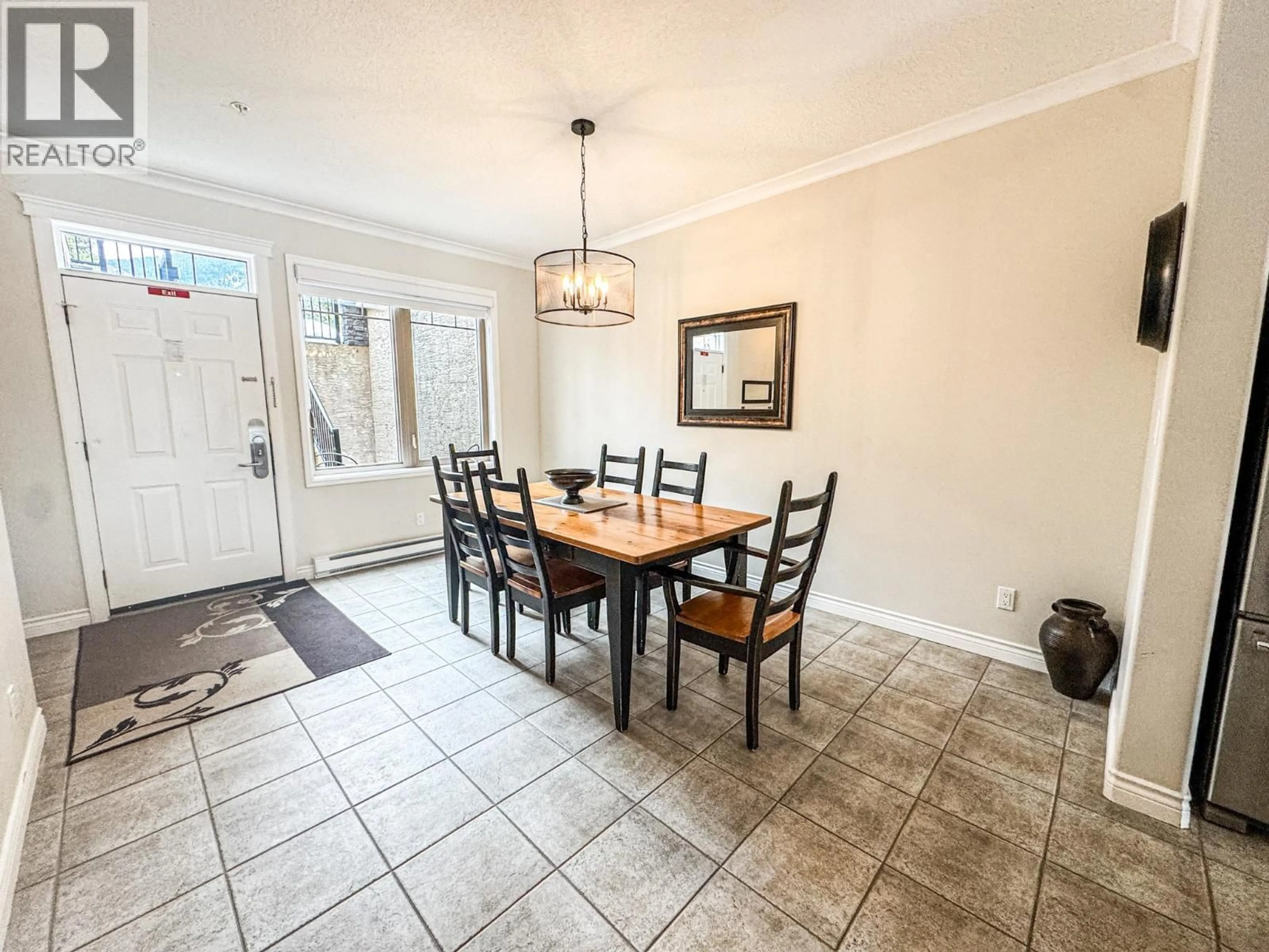Dining room, ceramic/tile floor for 213B - 200 BIGHORN BOULEVARD, Radium Hot Springs British Columbia V0A1M0