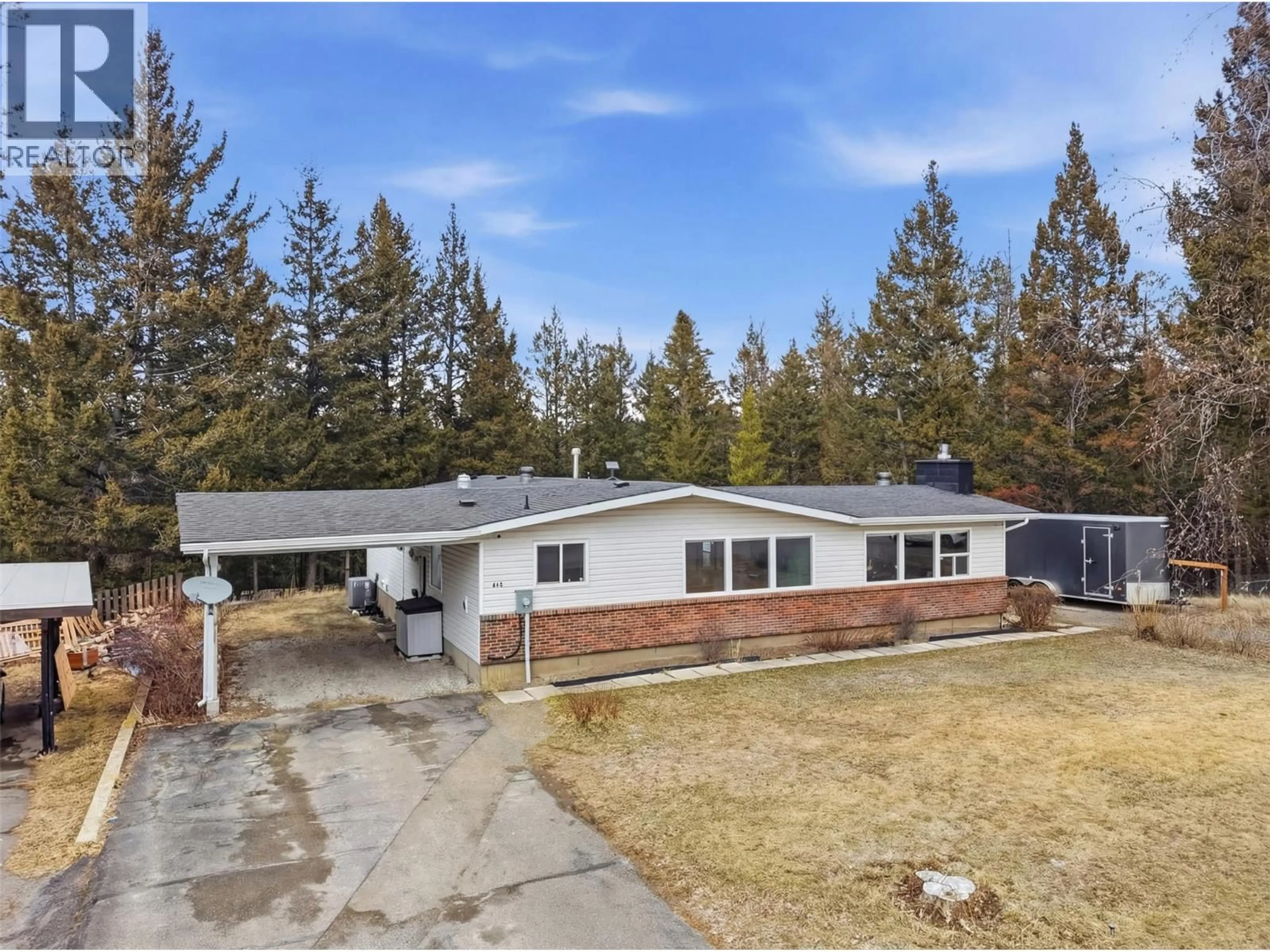 A pic from outside/outdoor area/front of a property/back of a property/a pic from drone, street for 478 OPAL DRIVE, Logan Lake British Columbia V0K1W0