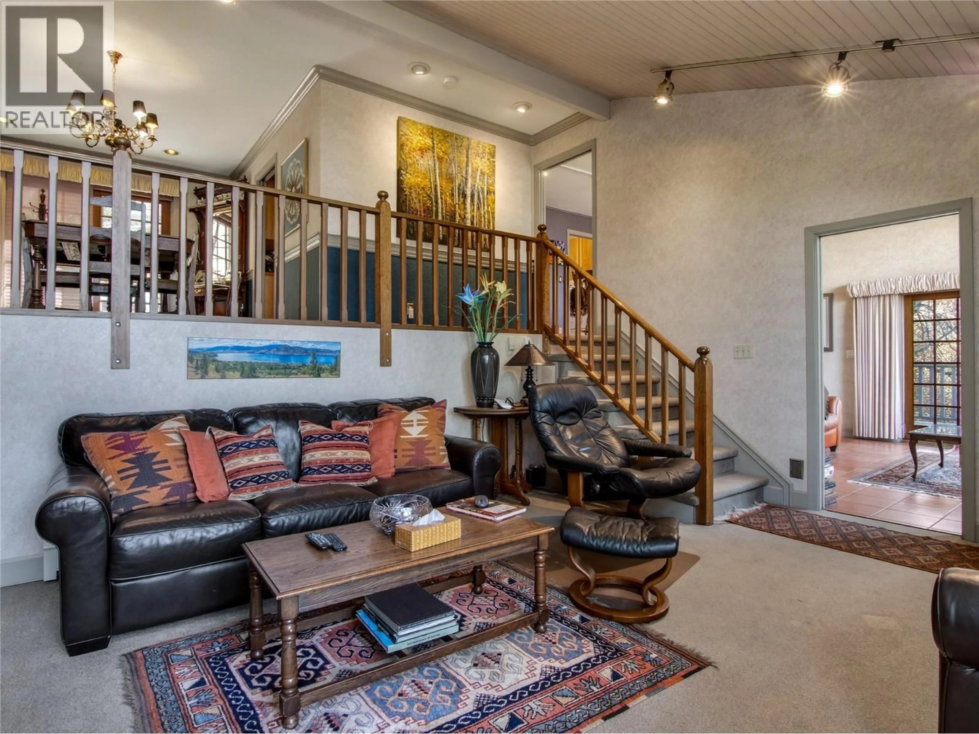 Living room with furniture, unknown for 1910 SUTHERLAND ROAD, Penticton British Columbia V2A8T8