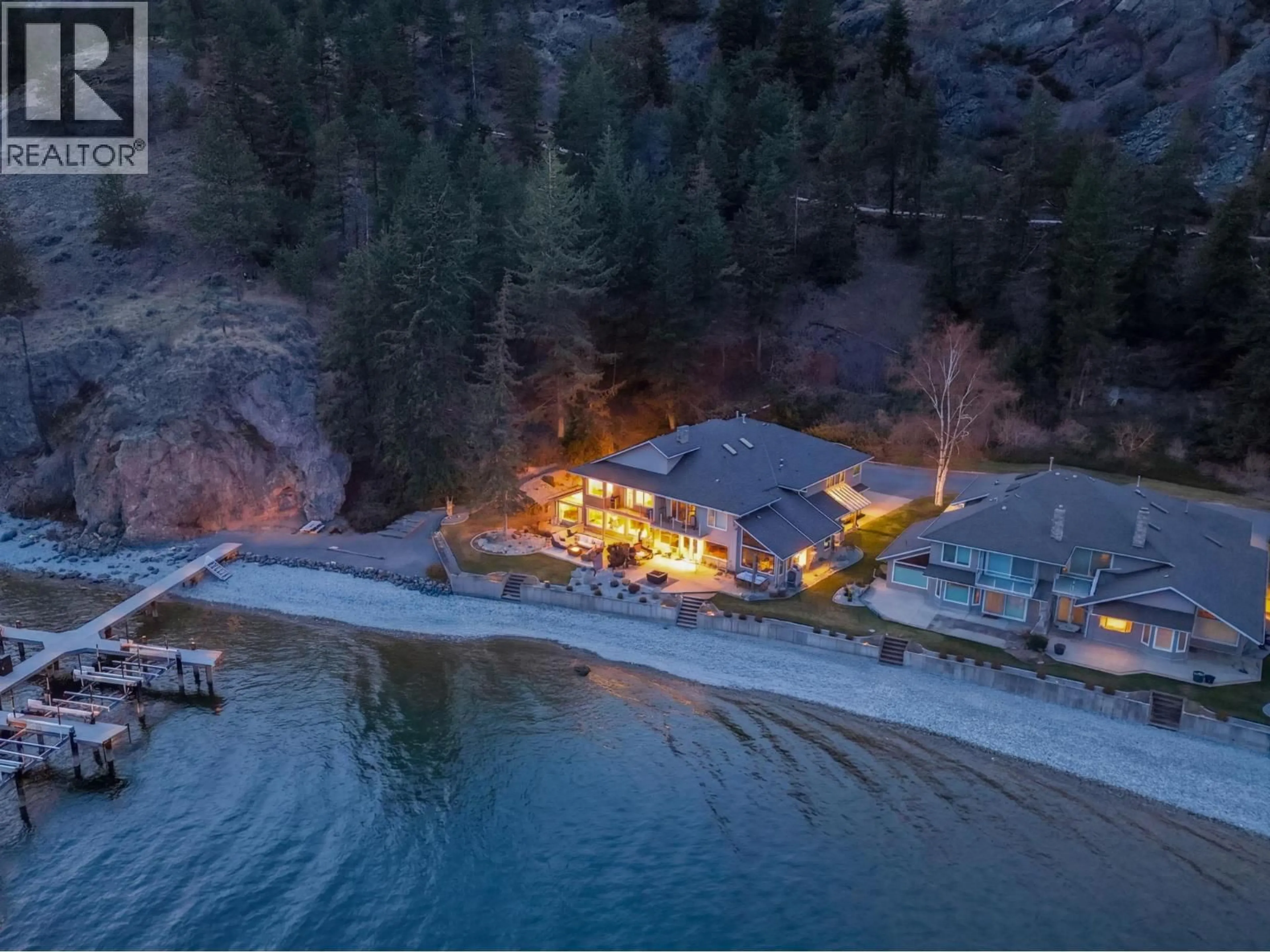 A pic from outside/outdoor area/front of a property/back of a property/a pic from drone, water/lake/river/ocean view for 8 - 2589 WHITWORTH ROAD, West Kelowna British Columbia V4T2K5