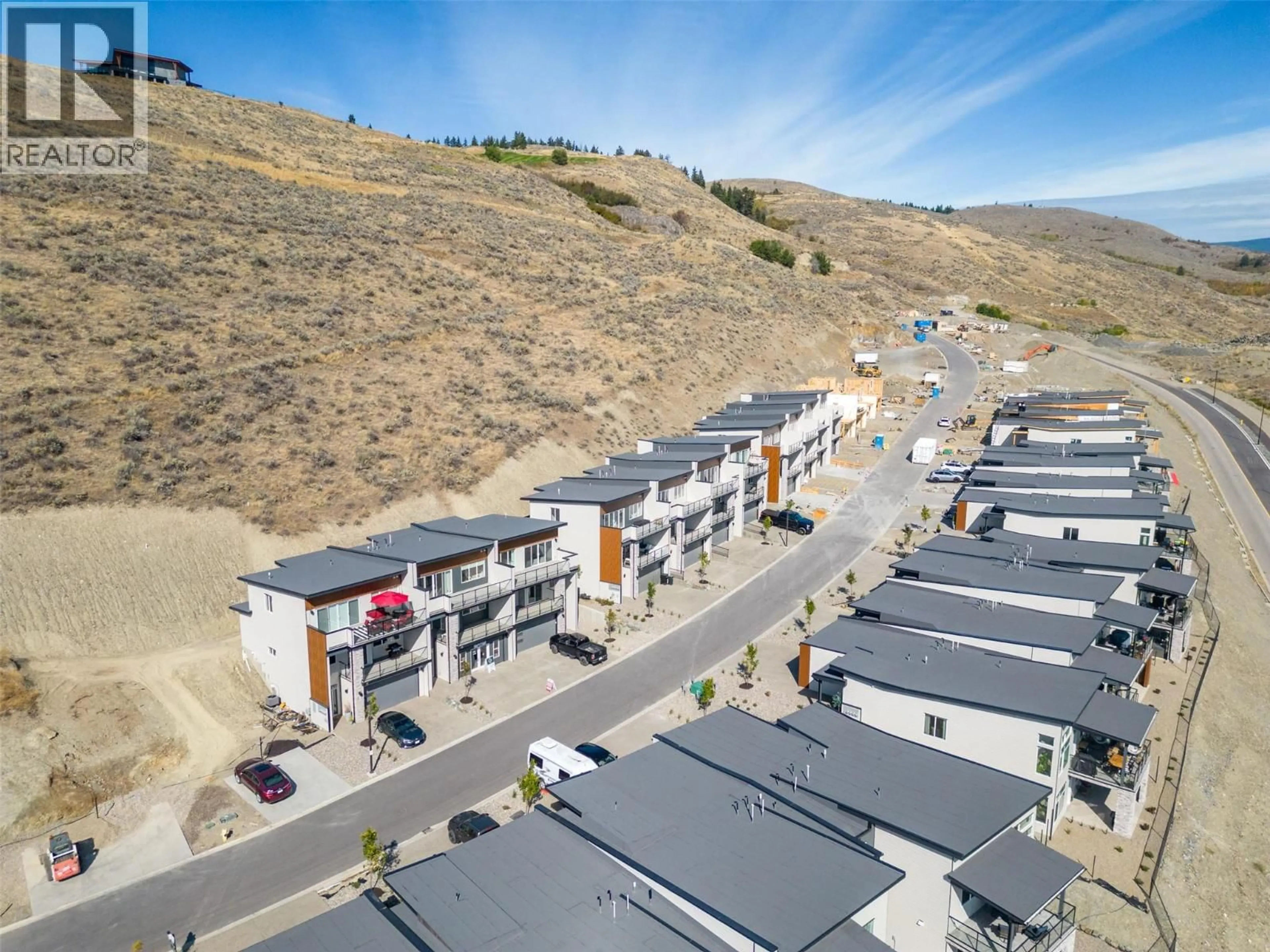 A pic from outside/outdoor area/front of a property/back of a property/a pic from drone, street for 39 - 7735 OKANAGAN BOULEVARD, Vernon British Columbia V1H0A7