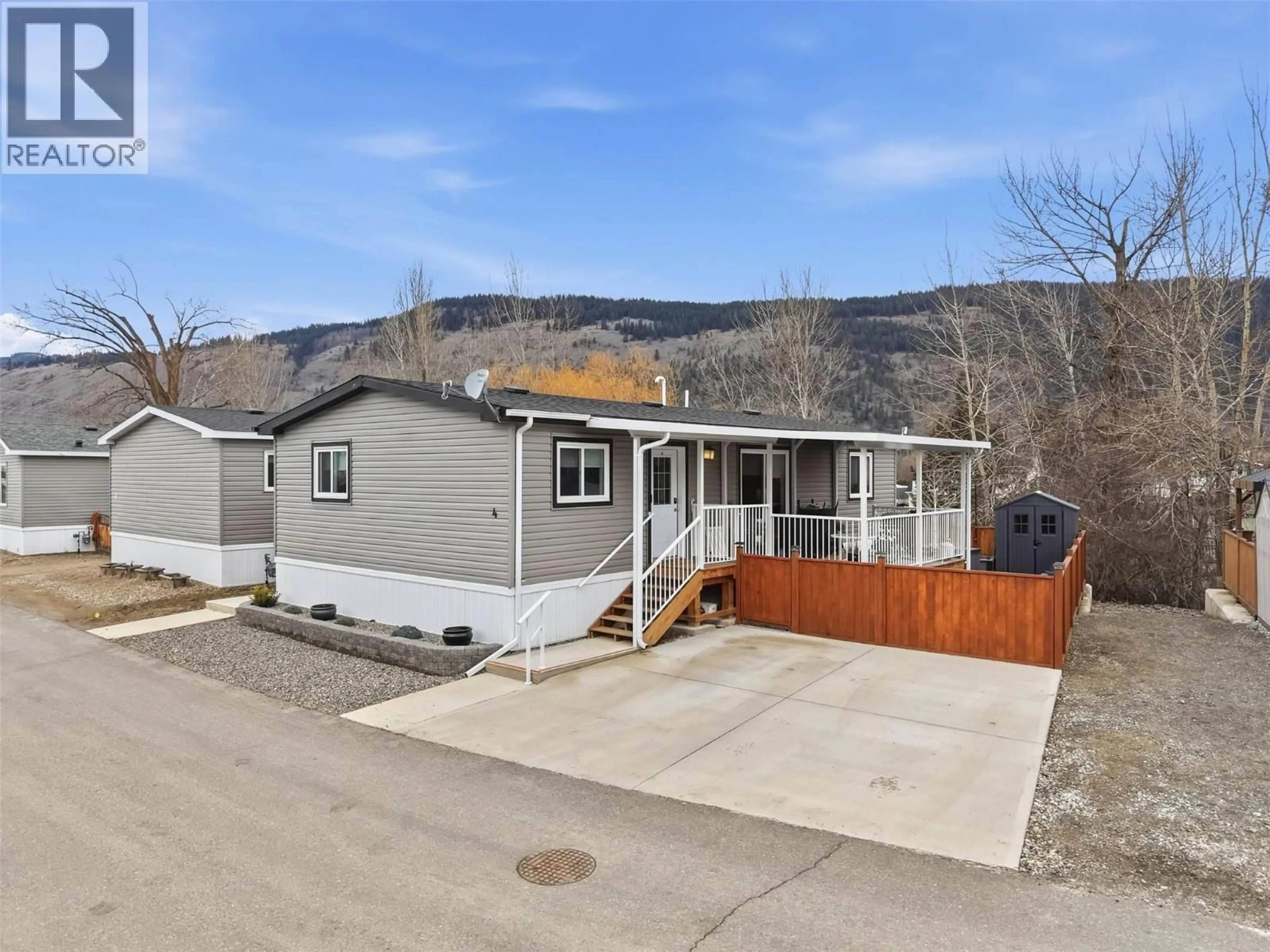 A pic from outside/outdoor area/front of a property/back of a property/a pic from drone, unknown for 4 - 235 AYLMER ROAD, Chase British Columbia V0E1M1