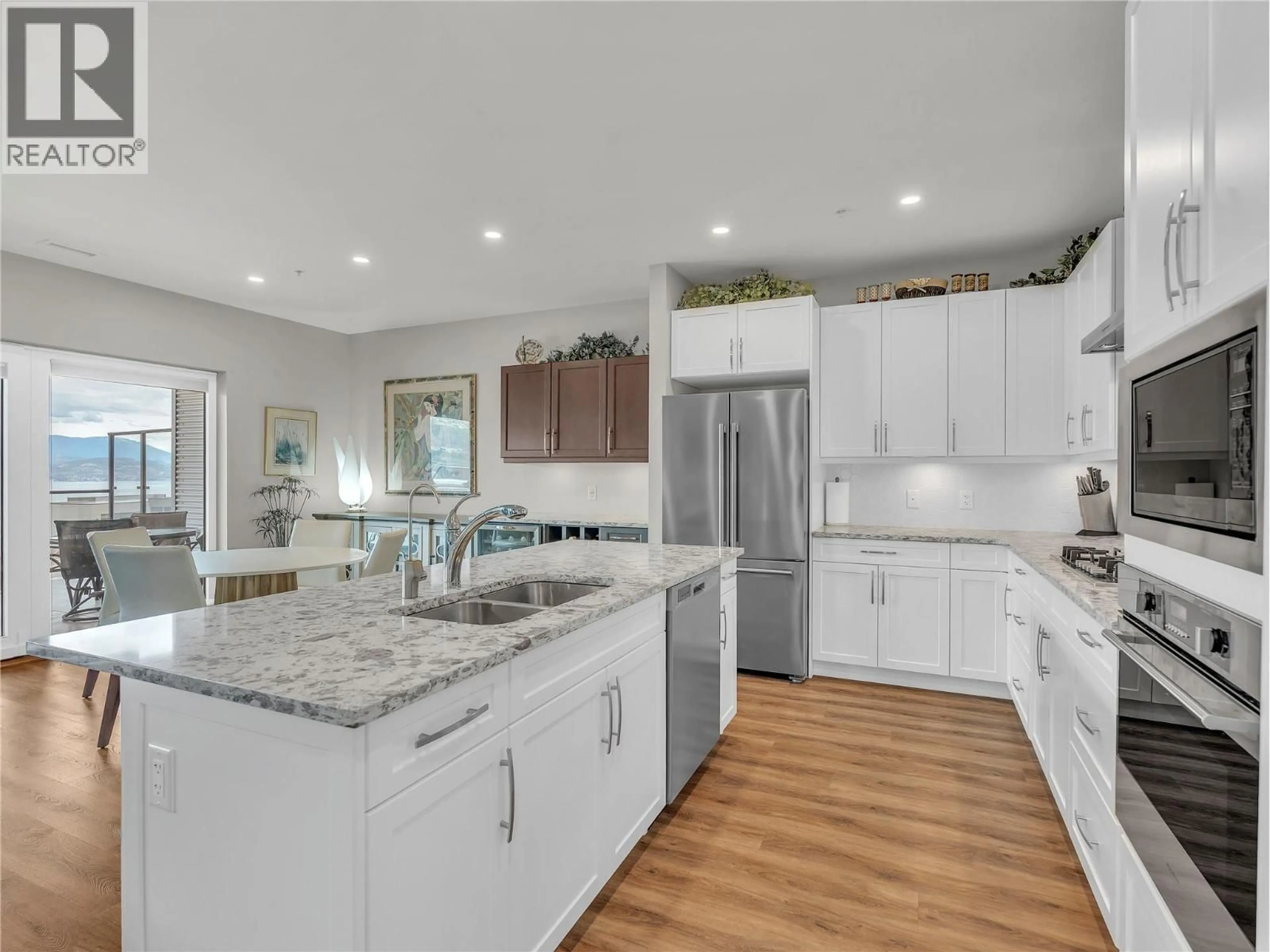 Open concept kitchen, ceramic/tile floor for 322 - 300 VISTA PARK, Penticton British Columbia V2A0B2