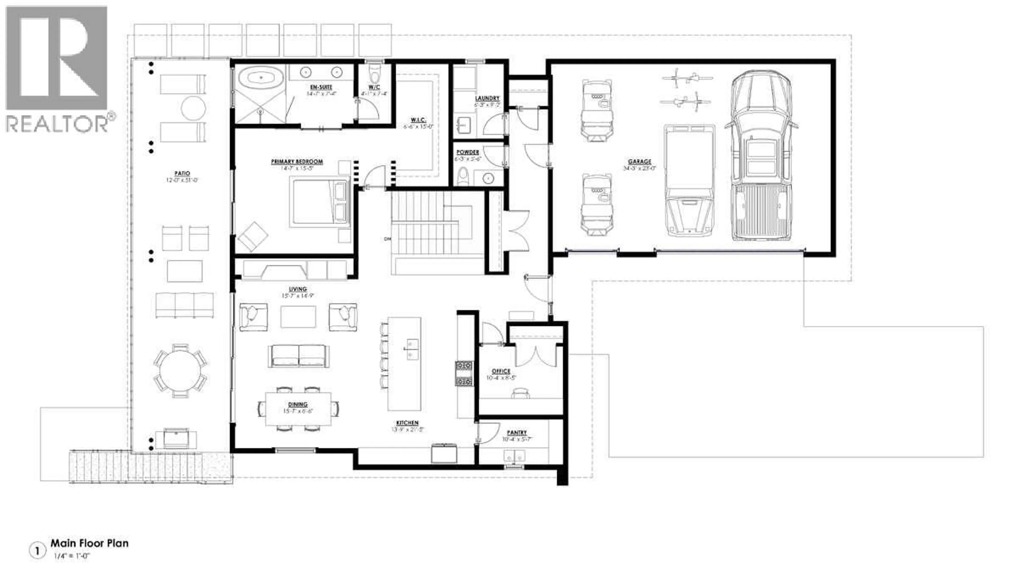 Floor plan for 866 PREDATOR RIDGE DRIVE, Vernon British Columbia V1H1G4