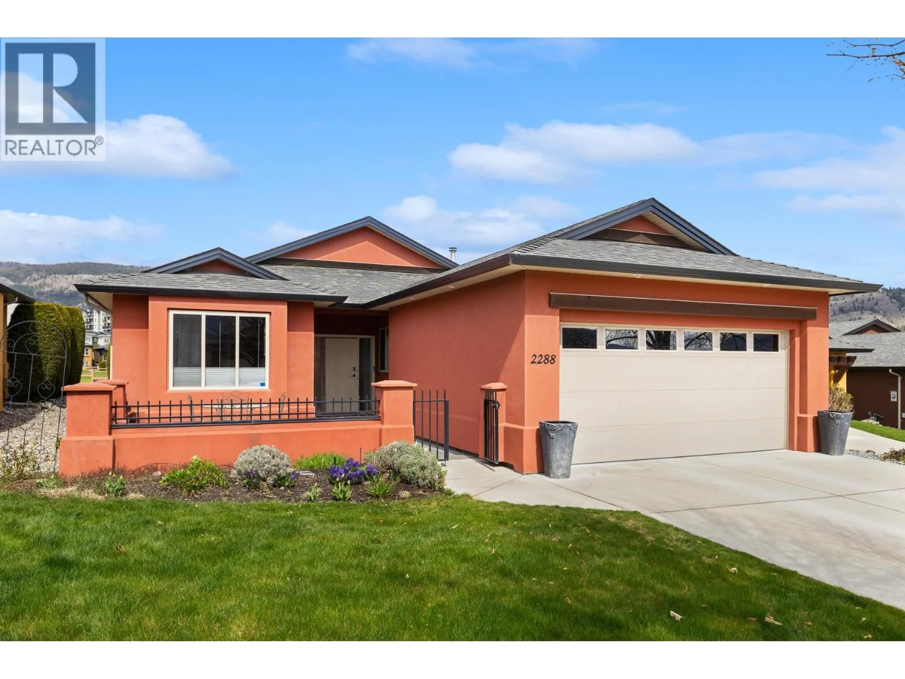 Home with brick exterior material, street for 2288 PINE VISTA PLACE, West Kelowna British Columbia V4T2Y1
