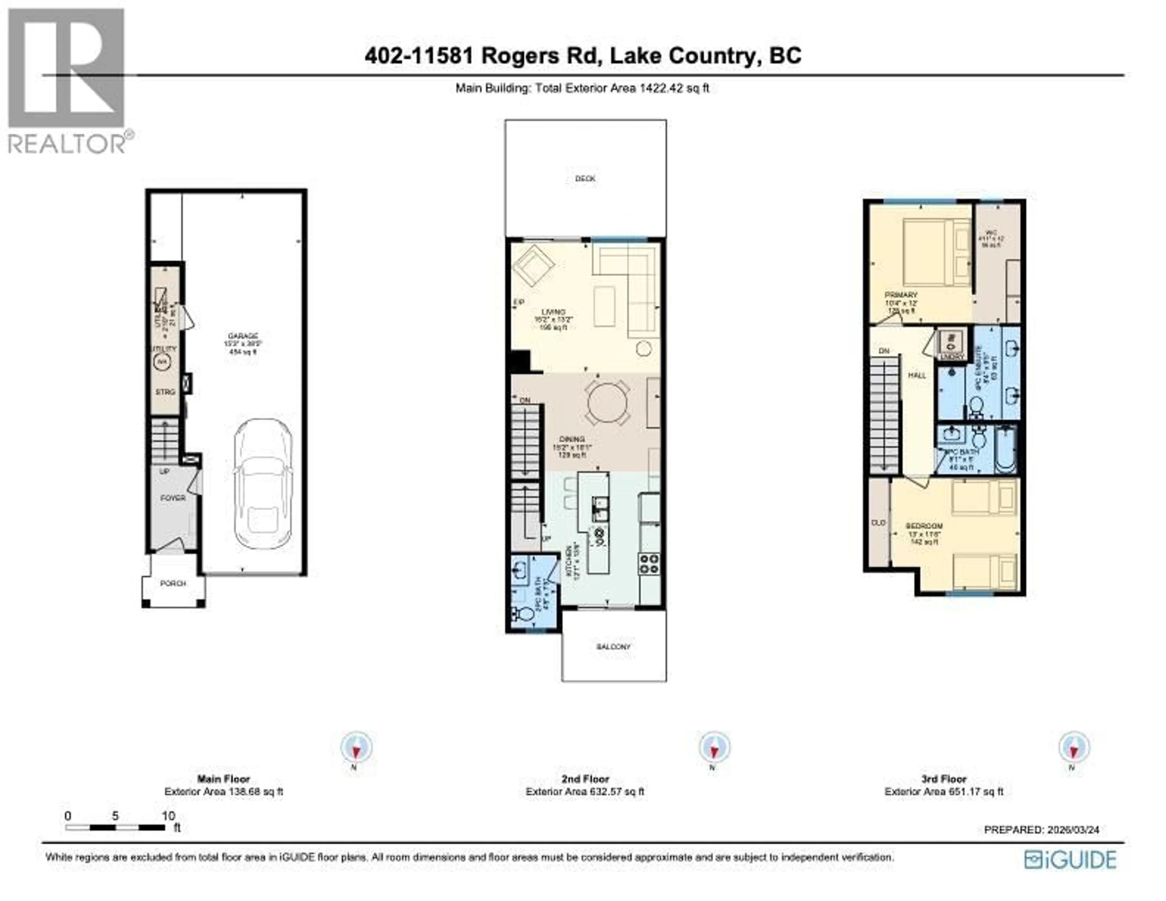 Floor plan for 402 - 11581 ROGERS ROAD, Lake Country British Columbia V4V1X8