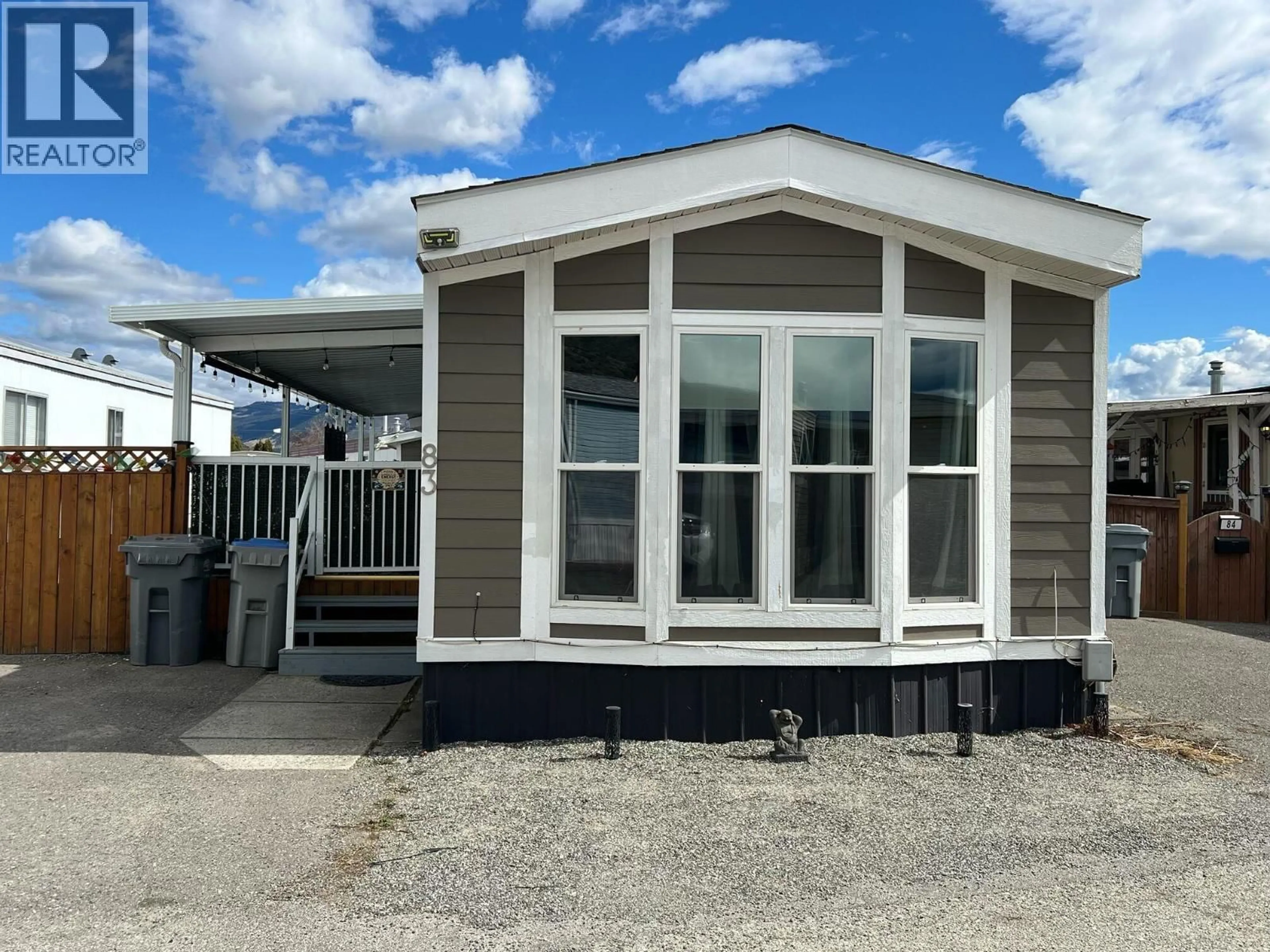 Home with vinyl exterior material, street for 83 - 1655 ORD ROAD, Kamloops British Columbia V2B7V6