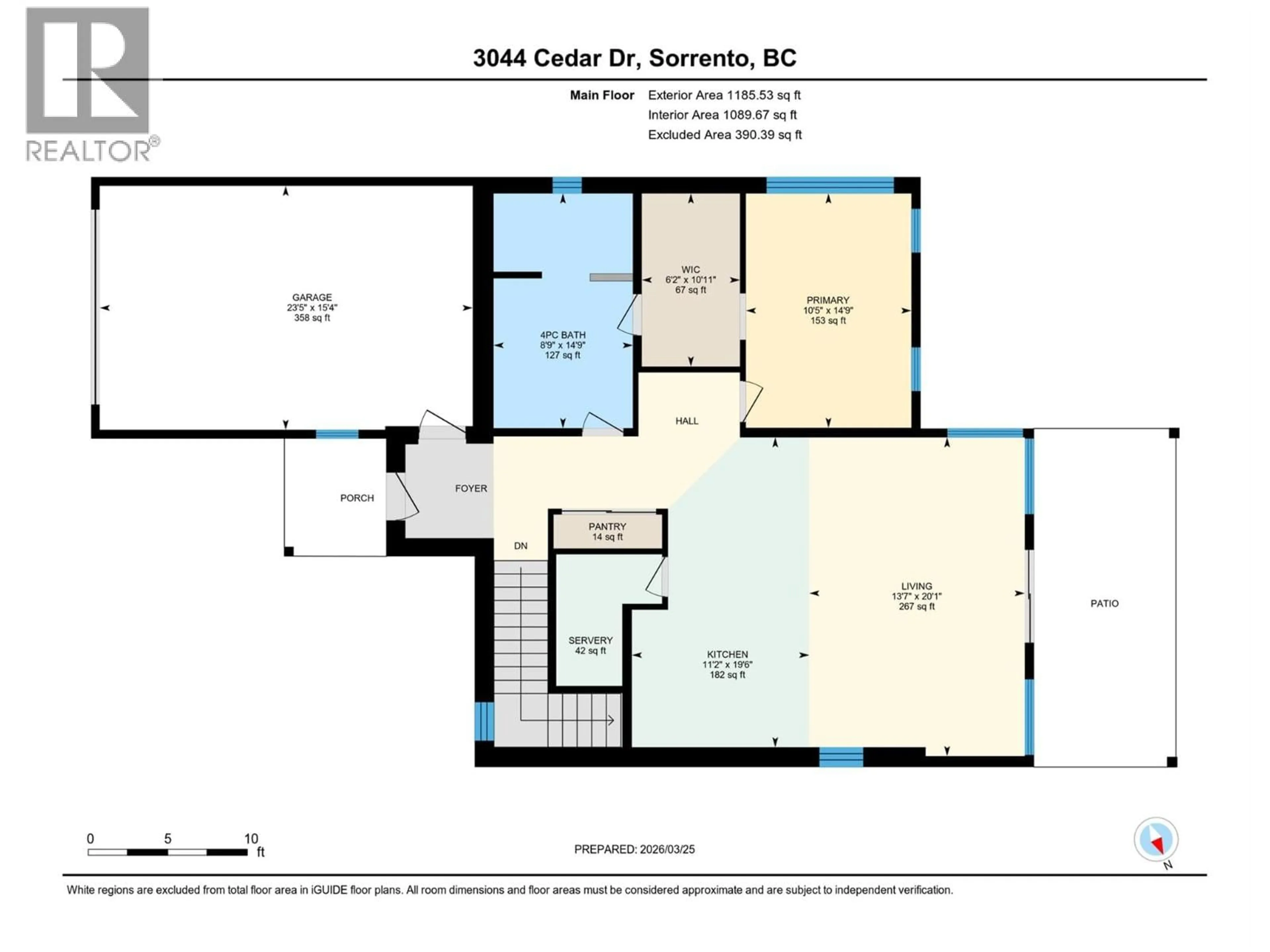 Floor plan for 3044 CEDAR DRIVE, Blind Bay British Columbia V0E2W2