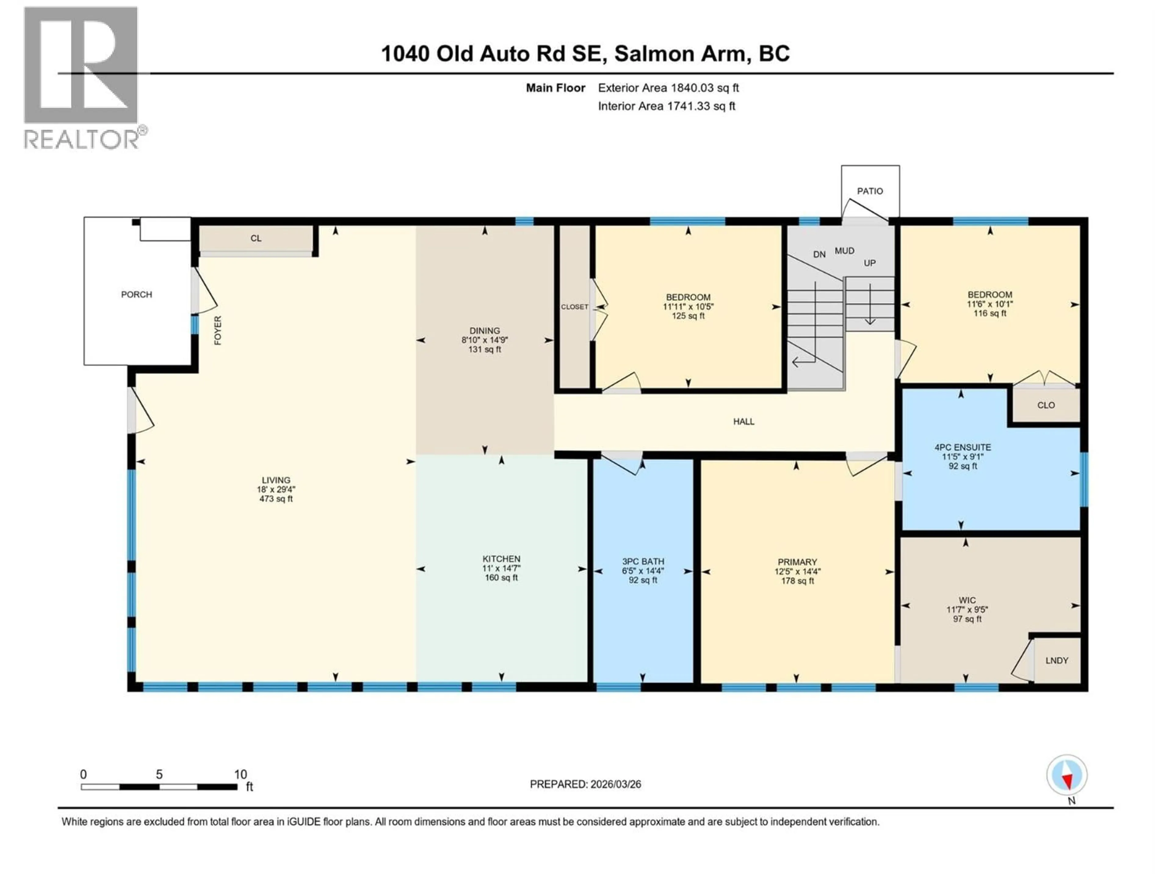 Floor plan for 1040 OLD AUTO ROAD SOUTHEAST, Salmon Arm British Columbia V1E2P5