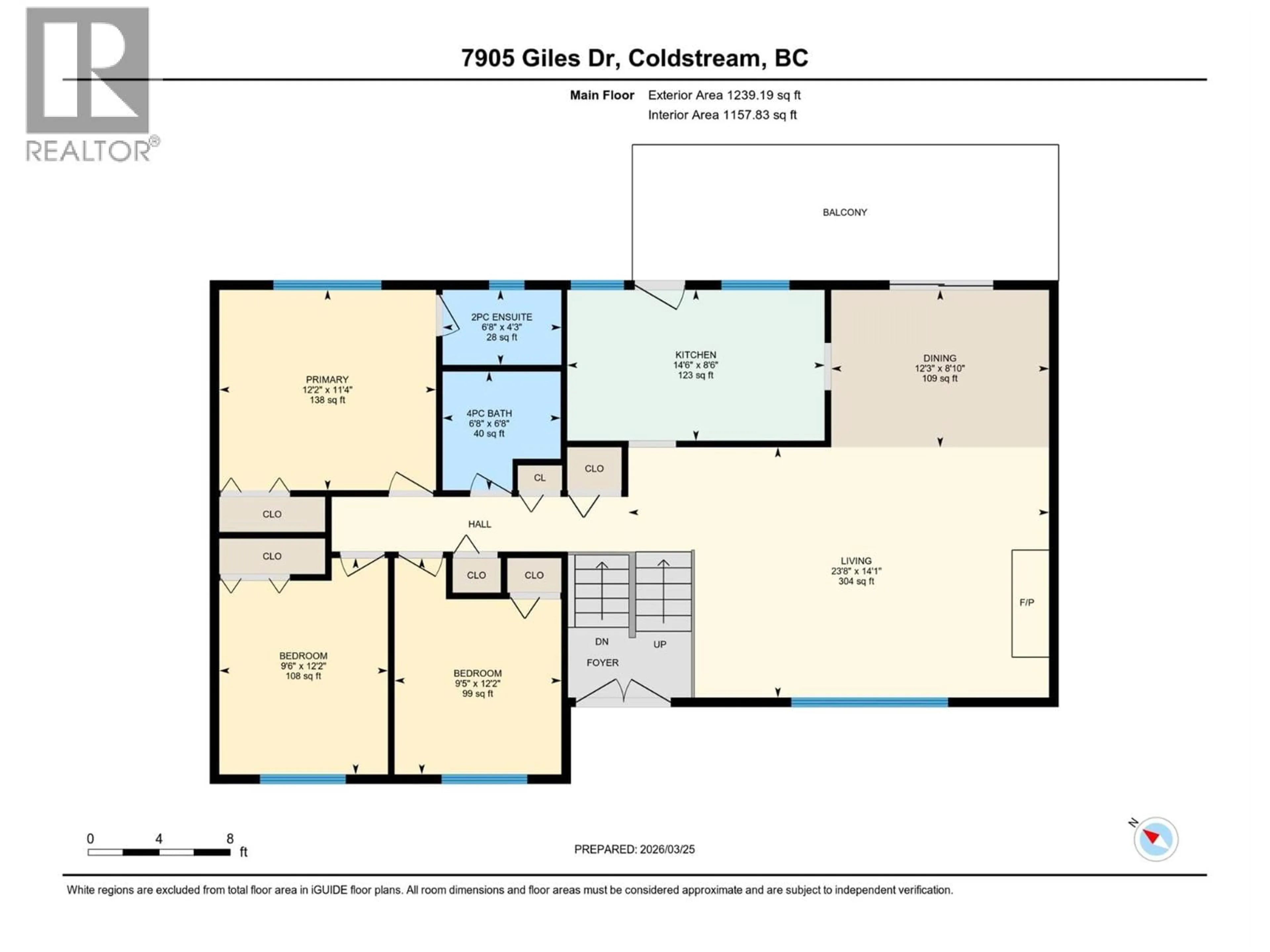 Floor plan for 7905 GILES ROAD, Coldstream British Columbia V1B1G6