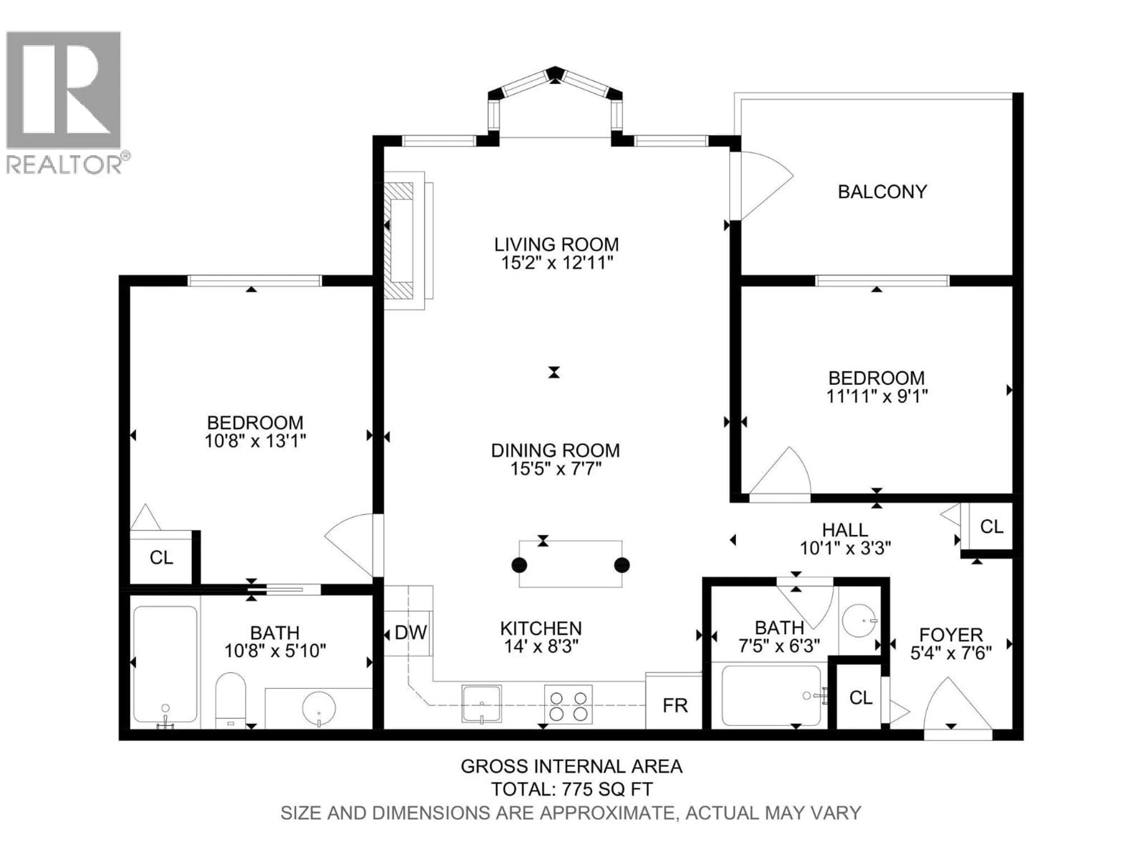Floor plan for 201 - 295 RAVEN RIDGE ROAD, Big White British Columbia V1X4X5