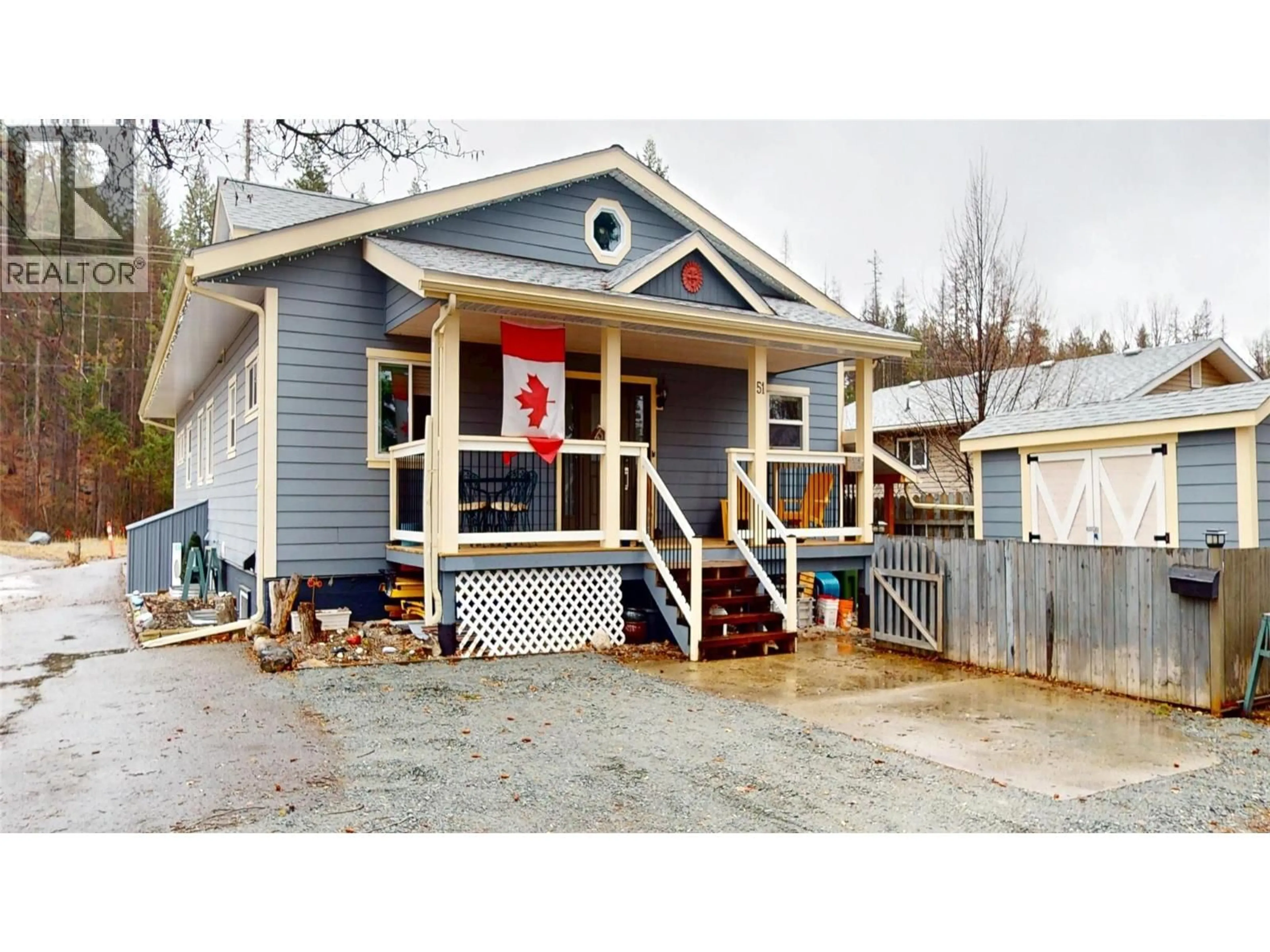 Home with vinyl exterior material, street for 51 103 AVENUE, Kimberley British Columbia V1C1B1