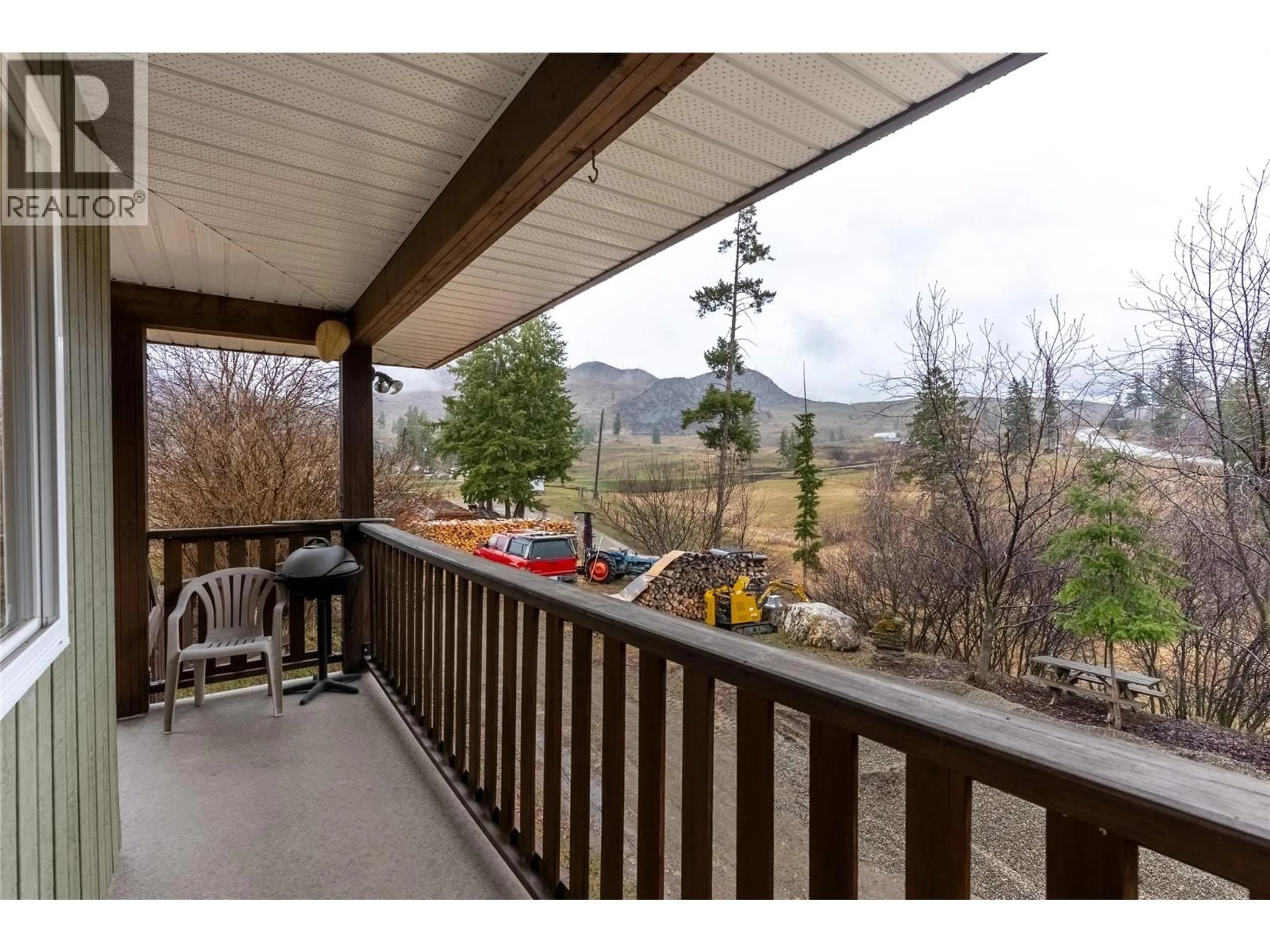 Patio, mountain view for 4066 AGATE BAY ROAD, Barriere British Columbia V0E2E0
